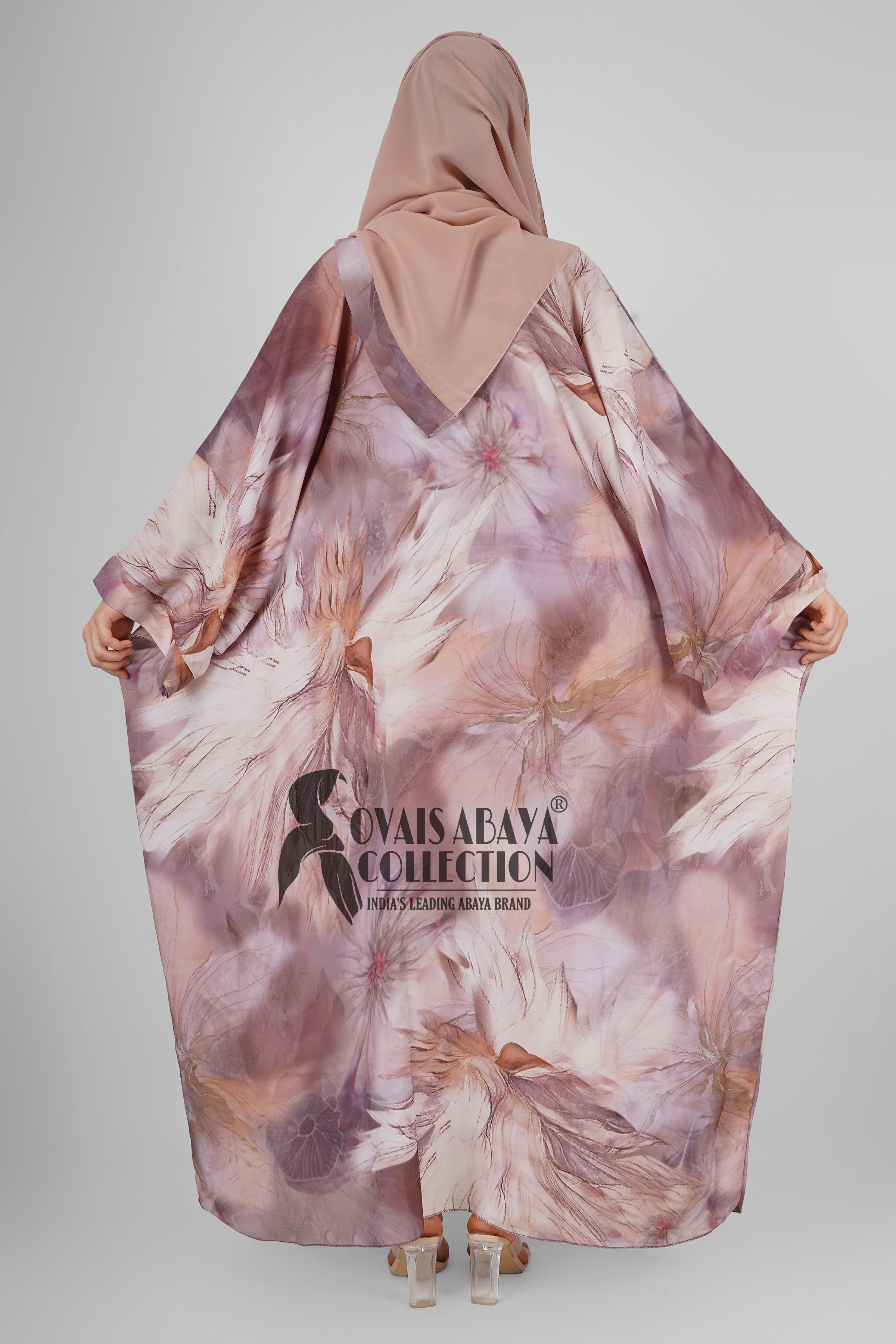 ALIZA ORIGNAL PRINTED KAFTAN ABAYA - ( SHADE 7 )