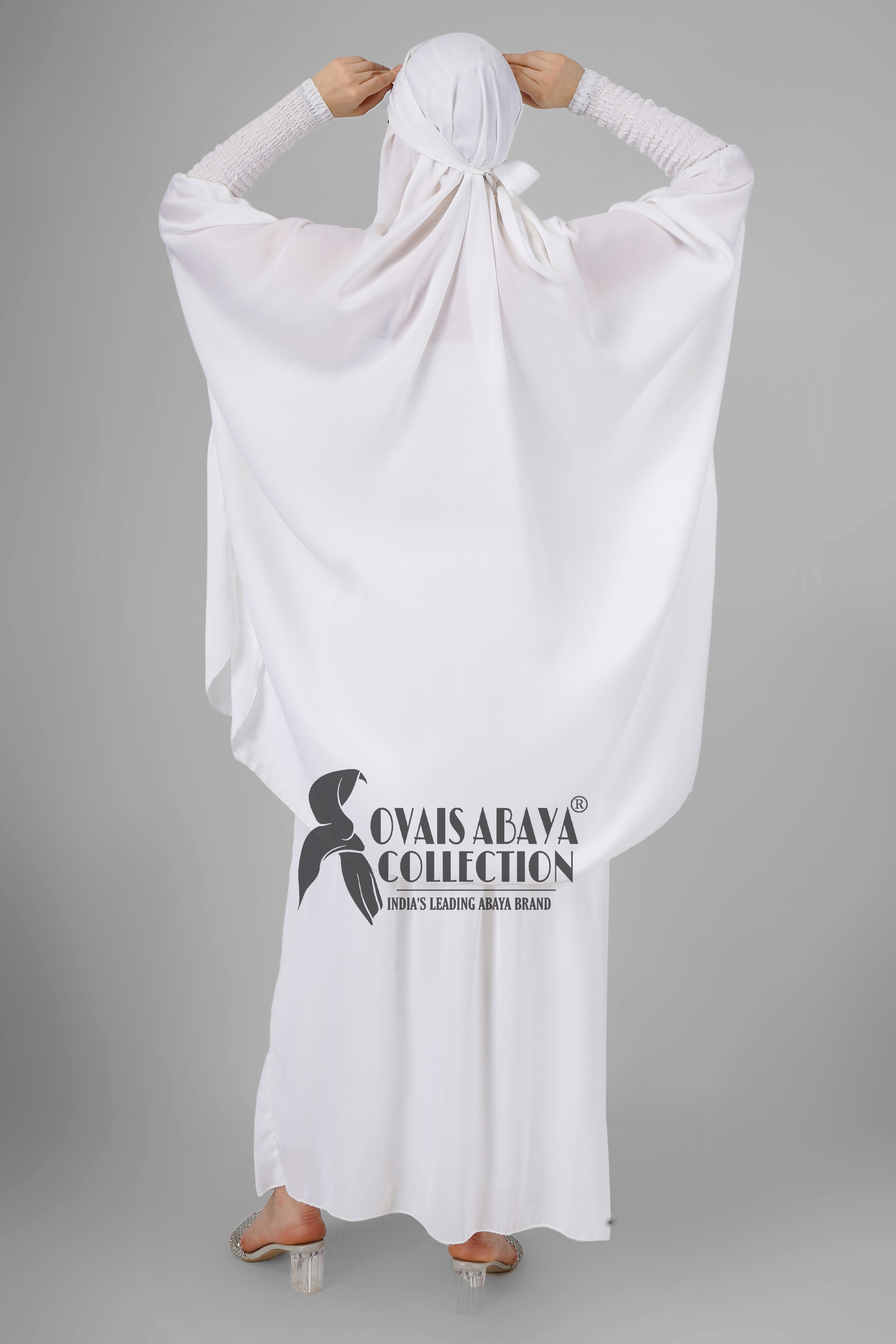 2 Piece Jilbab with Skirt Best of Daily Wear - ( WHITE )