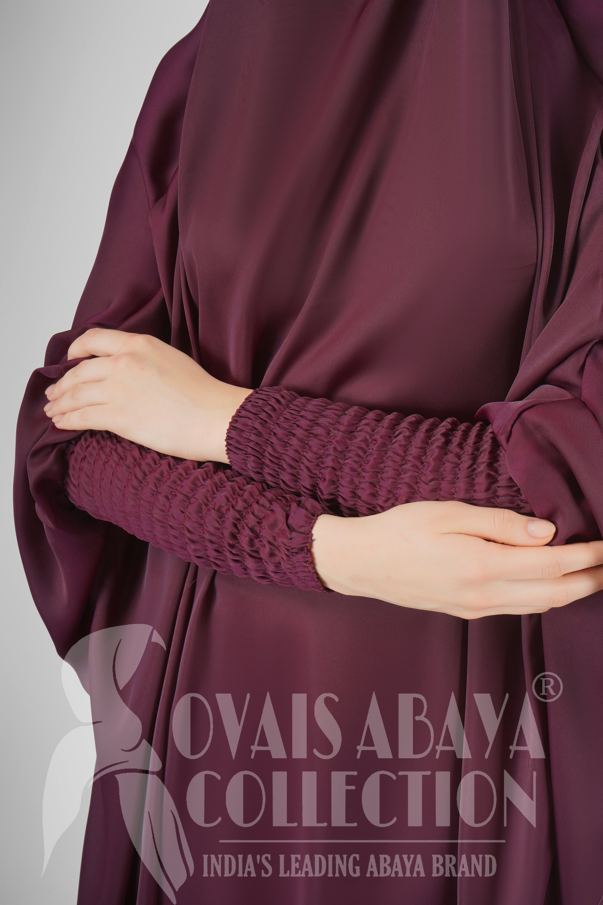 2 Piece Jilbab with Skirt Best of Daily Wear - ( WINE )