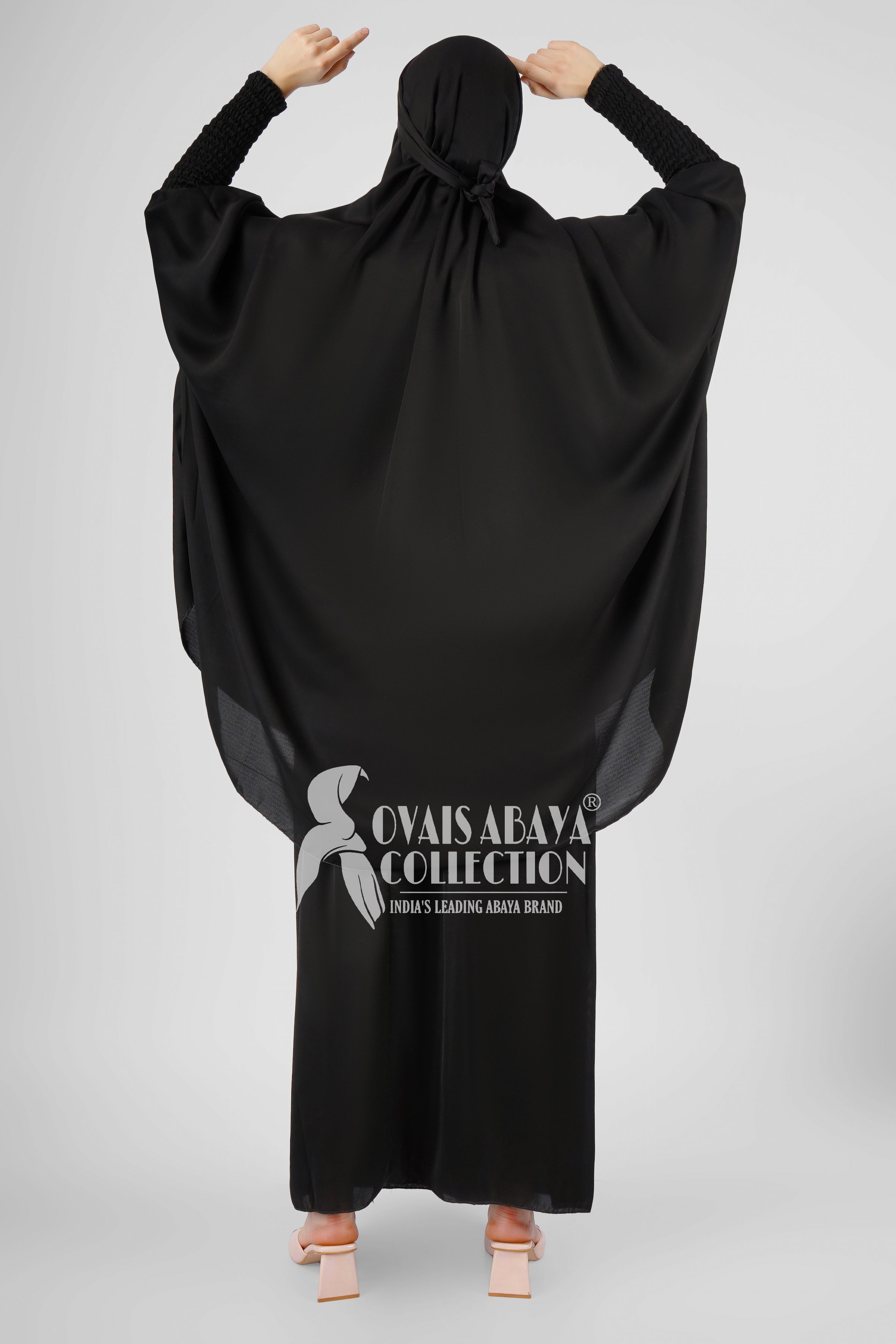 2 Piece Jilbab with Skirt Best of Daily Wear - ( BLACK  )