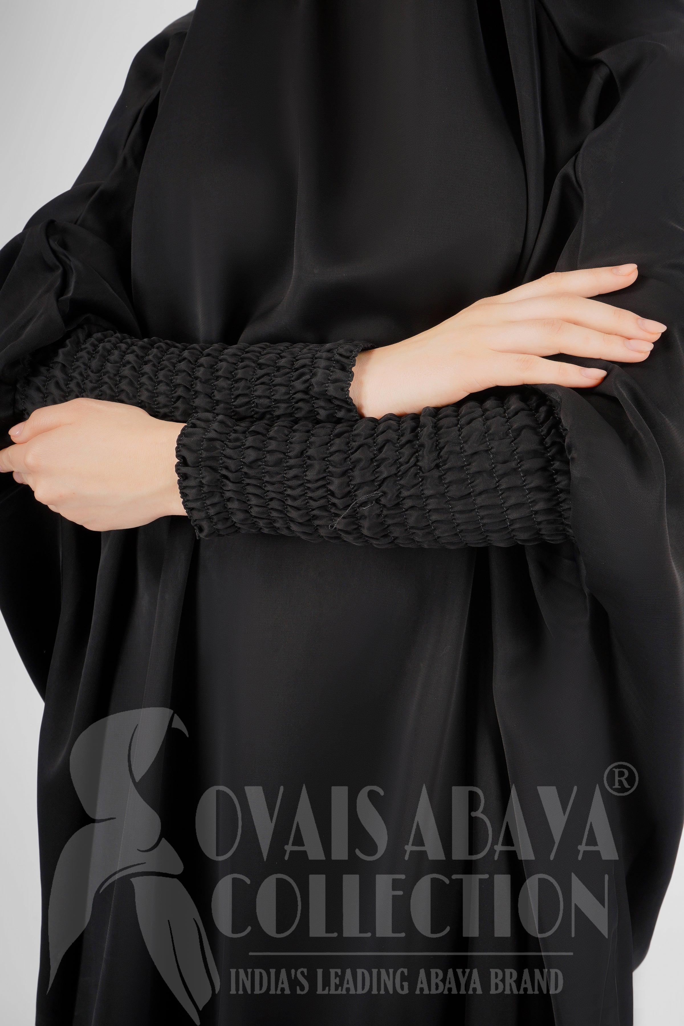 2 Piece Jilbab with Skirt Best of Daily Wear - ( BLACK  )