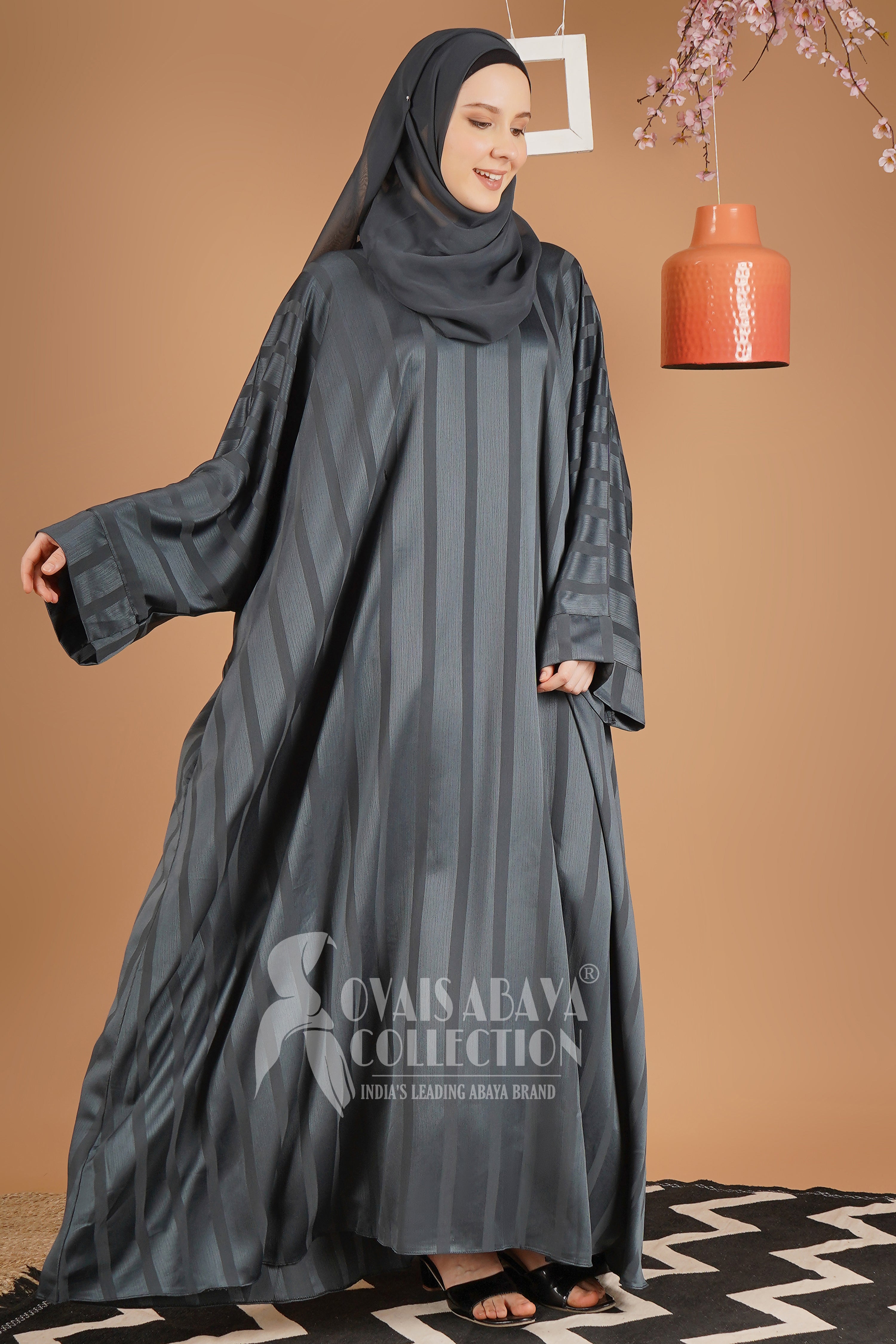 Anabia Turkish Basic Kaftan Abaya HARD TEAL ( NEW LAUNCH )