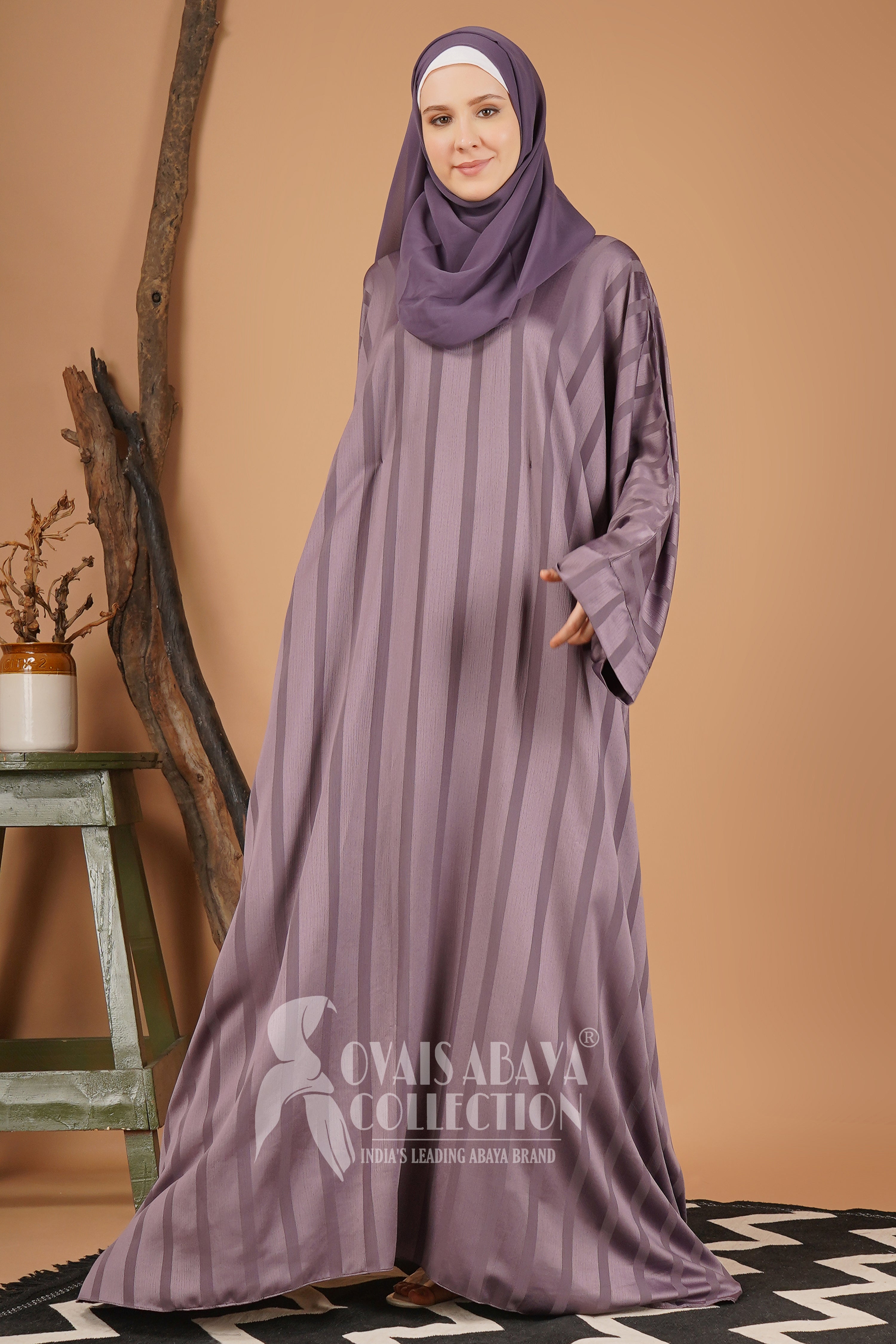 Anabia Turkish Basic Kaftan Abaya LAVENDER ( NEW LAUNCH )