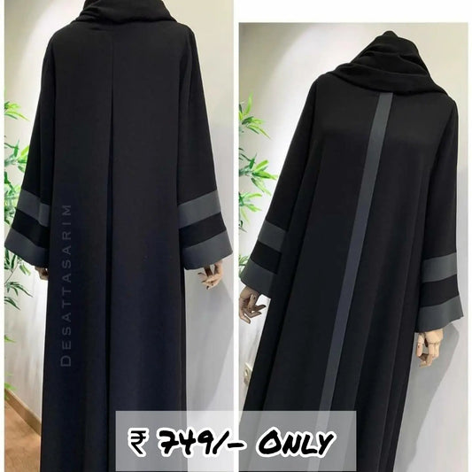 Sana Front Open Abaya ( Wholesale Price )