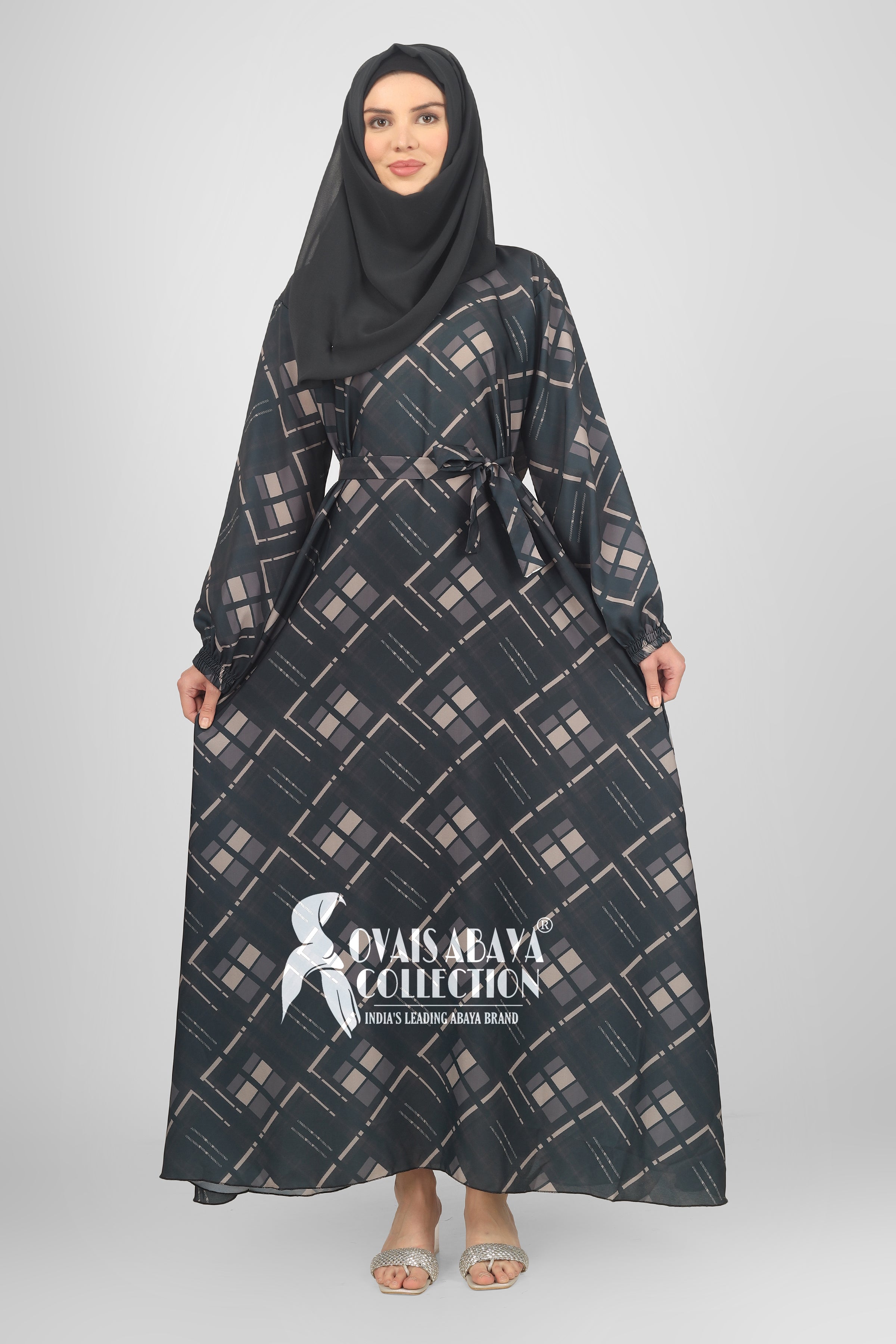 Aliza Orignal Printed Abaya - ( SHADE - 9 )