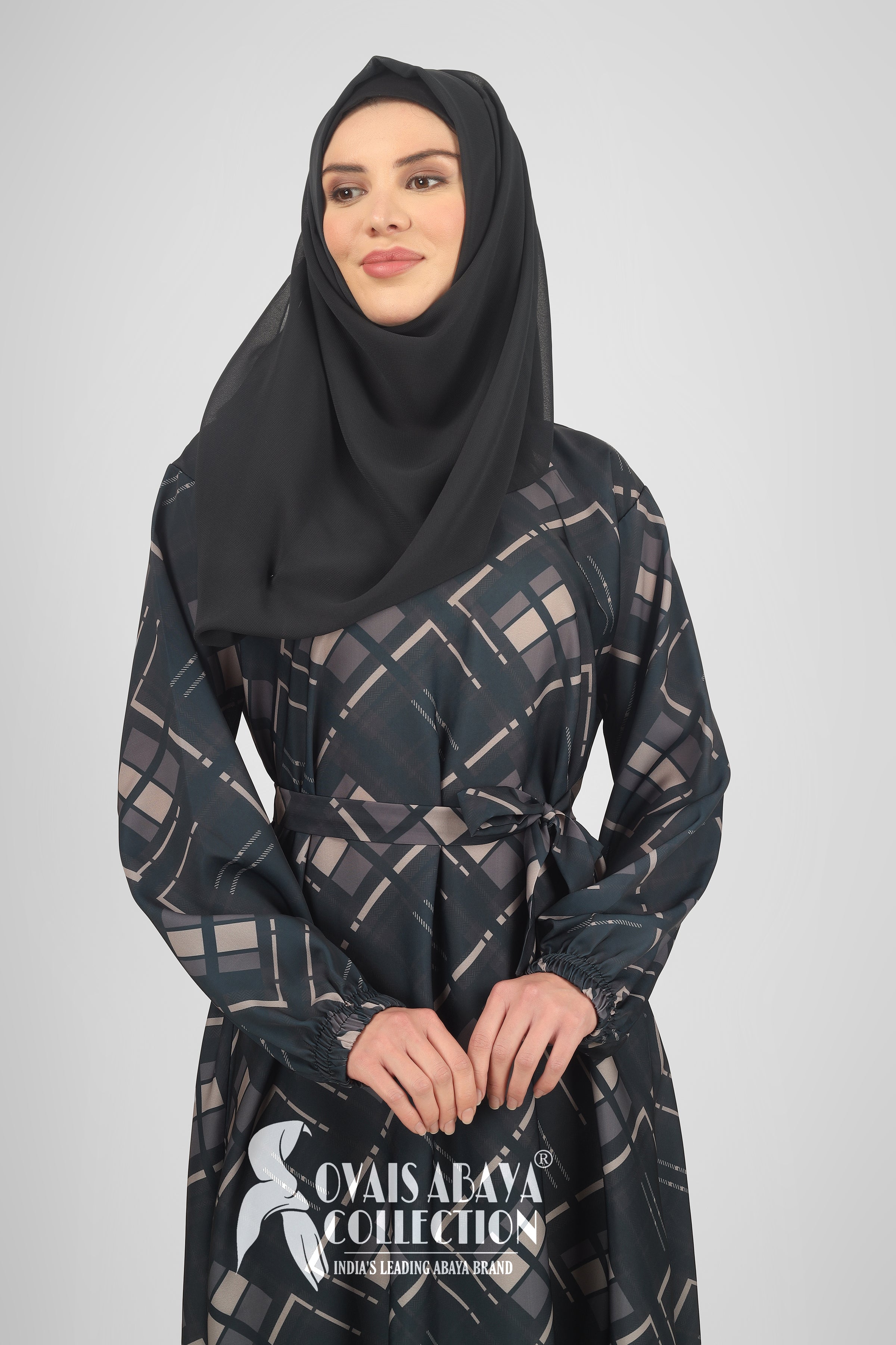 Aliza Orignal Printed Abaya - ( SHADE - 9 )