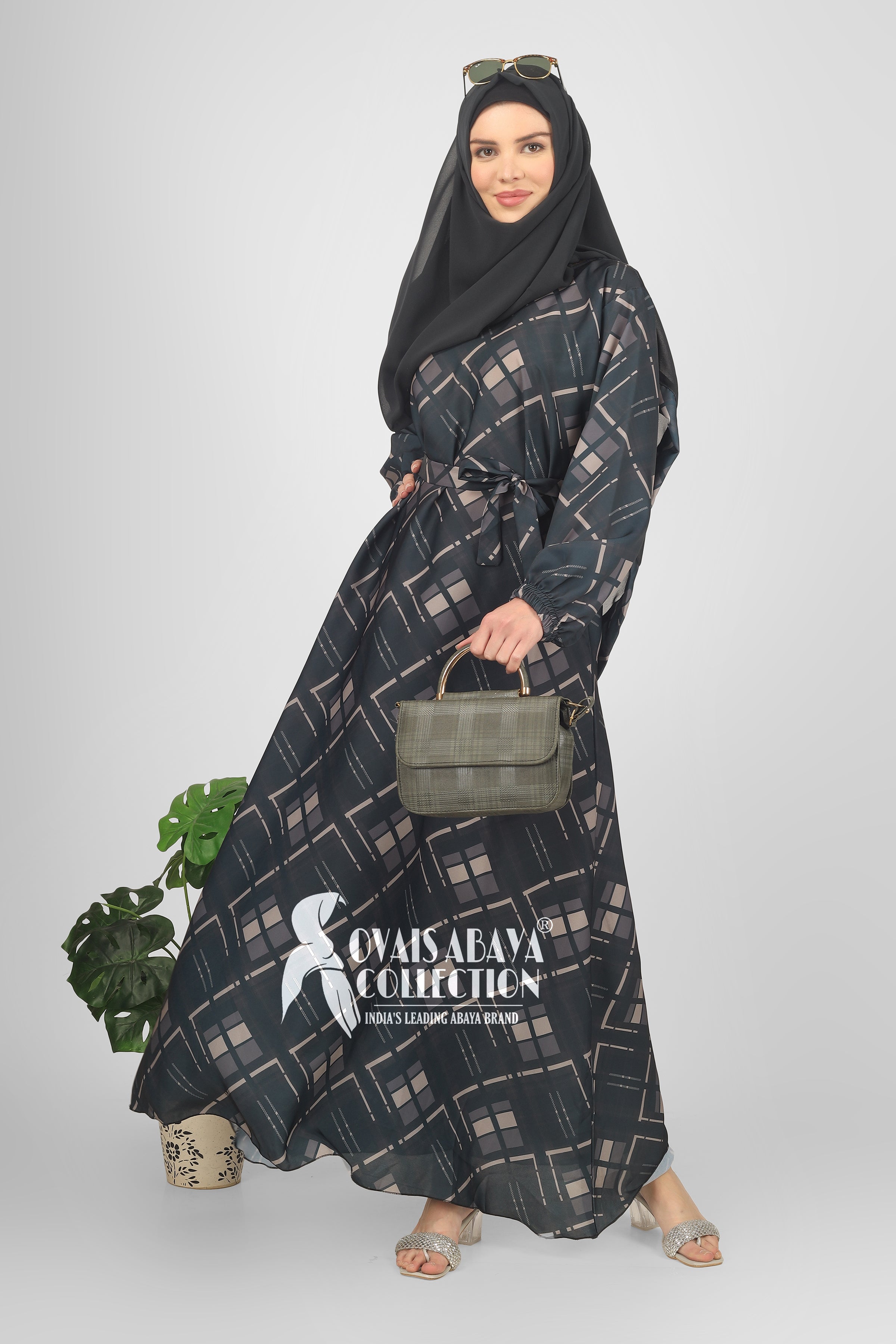 Aliza Orignal Printed Abaya - ( SHADE - 9 )