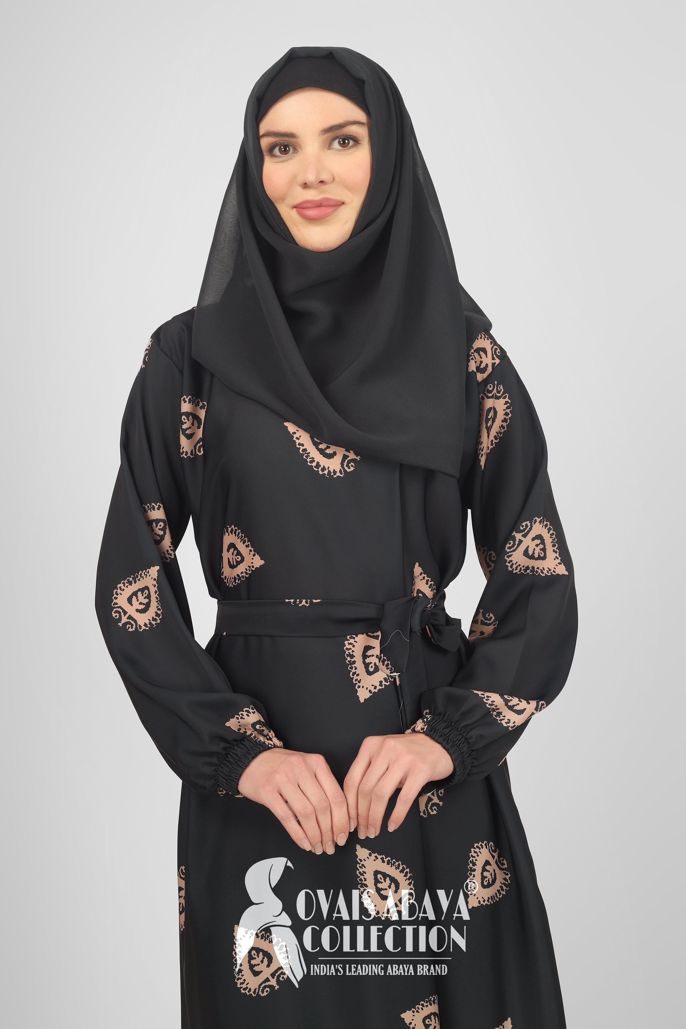 Aliza Orignal Printed Abaya - ( SHADE - 4  )