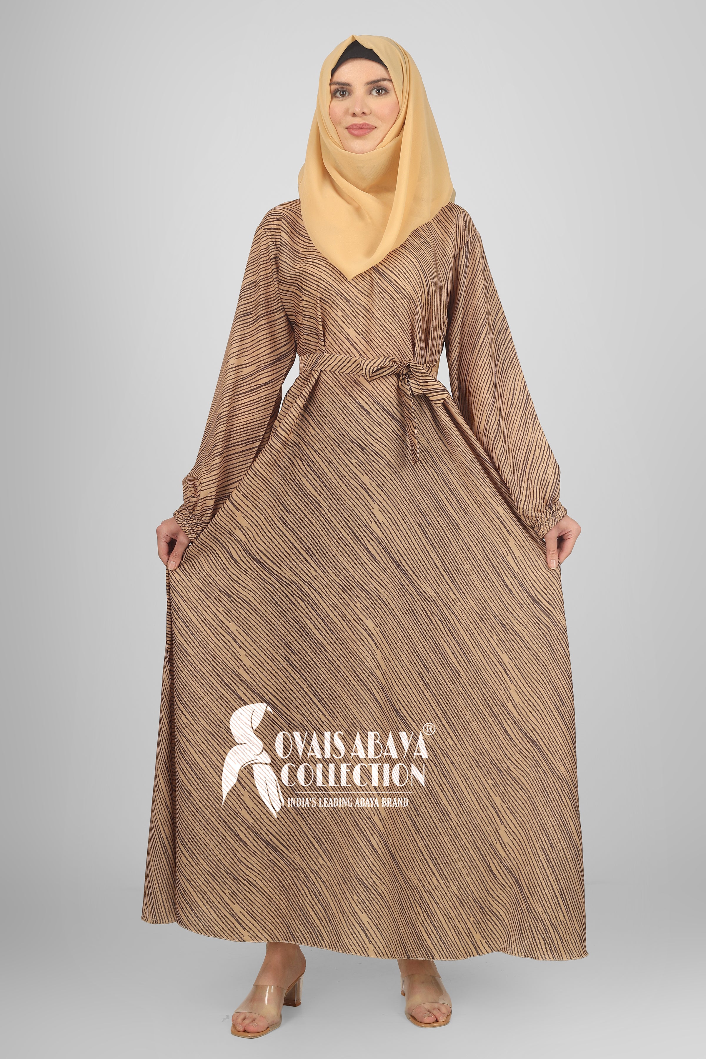 Aliza Orignal Printed Abaya - ( SHADE - 8 )