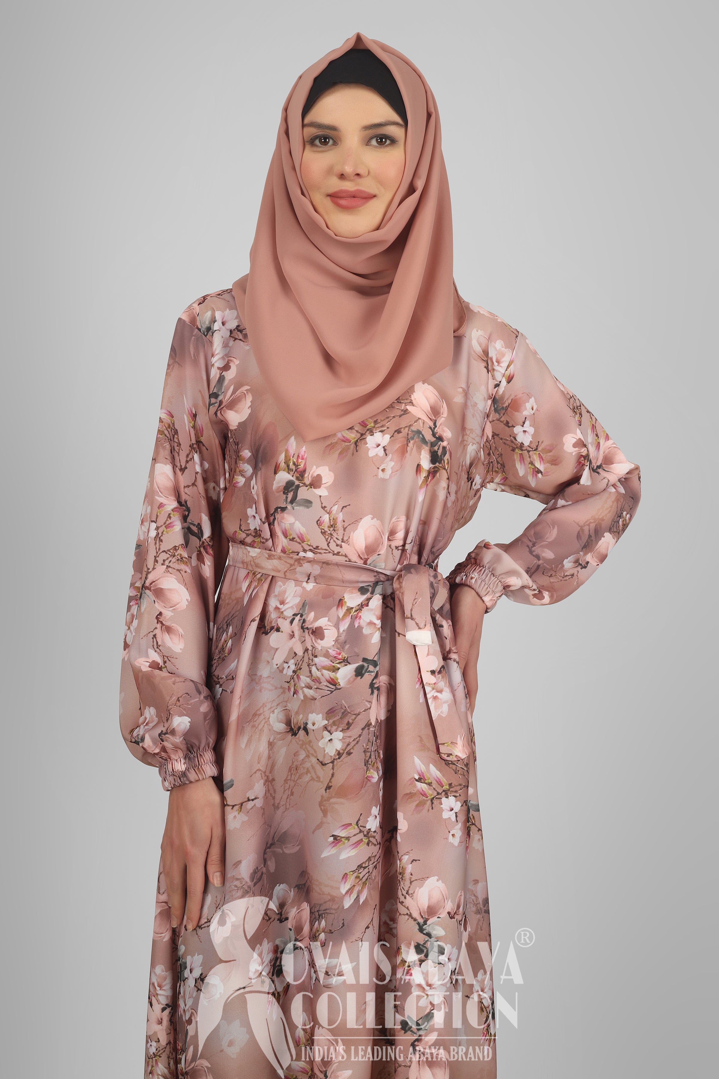 Aliza Orignal Printed Abaya - ( SHADE - 10 )