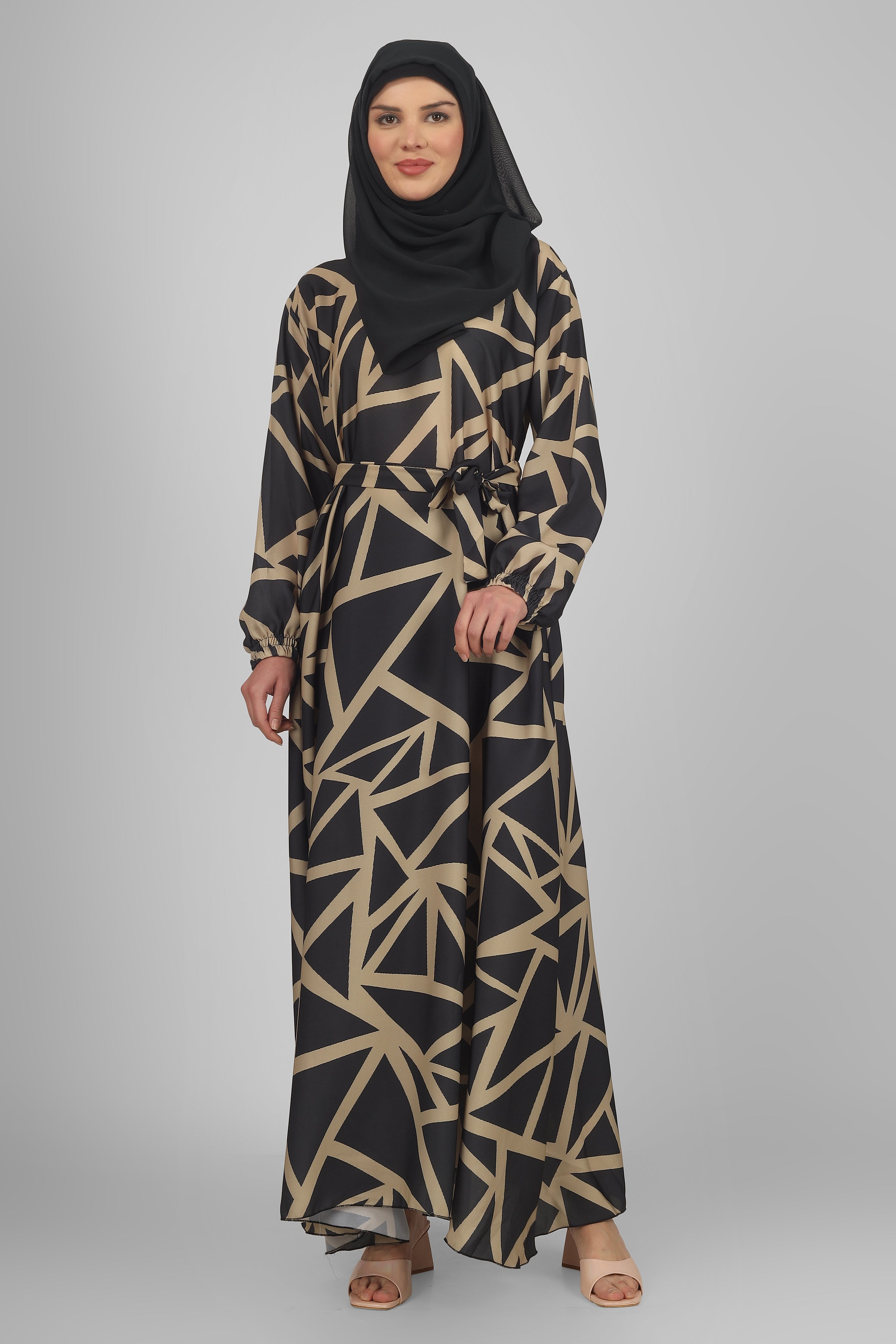 Aliza Orignal Printed Abaya - ( SHADE - 7 )