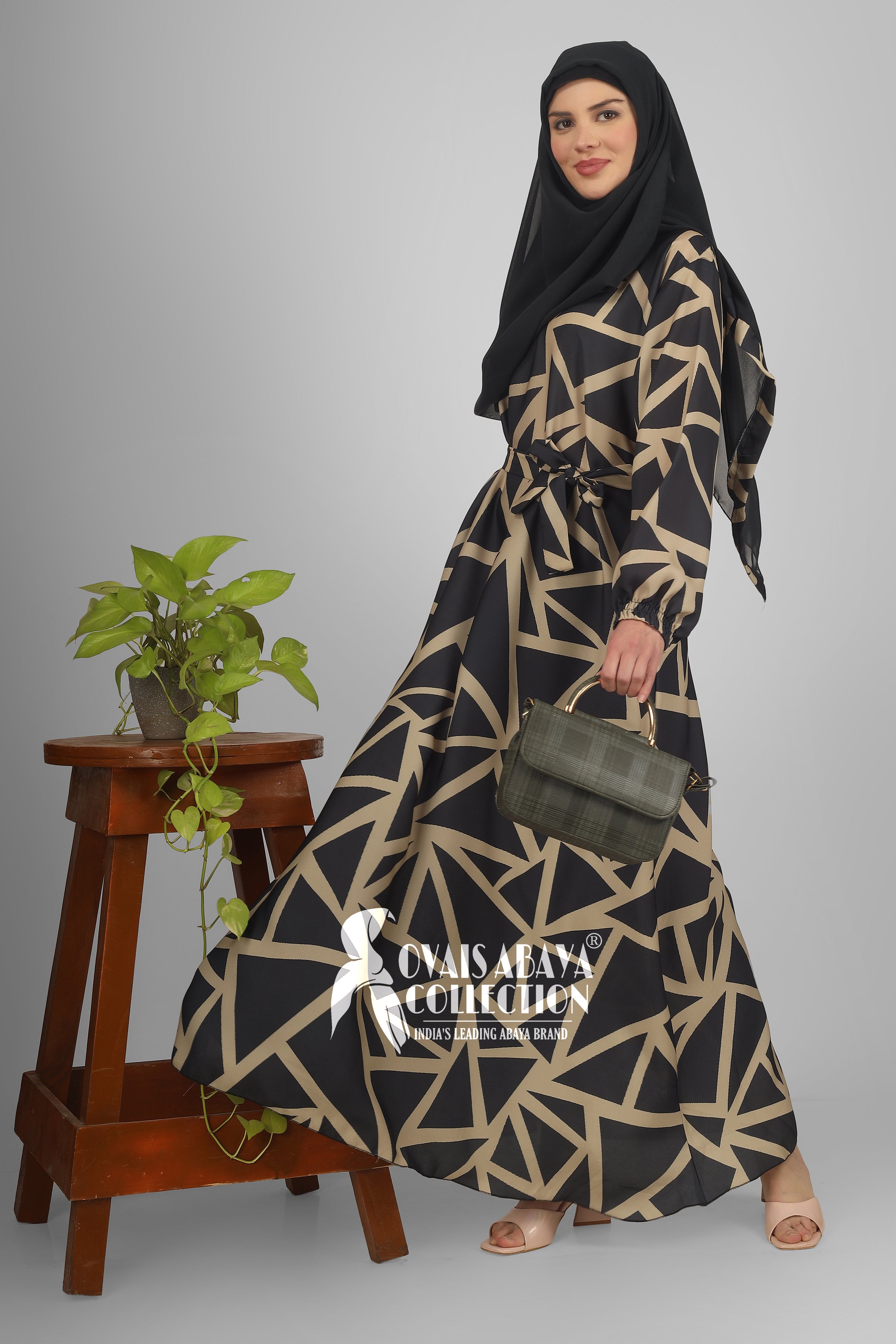 Aliza Orignal Printed Abaya - ( SHADE - 7 )