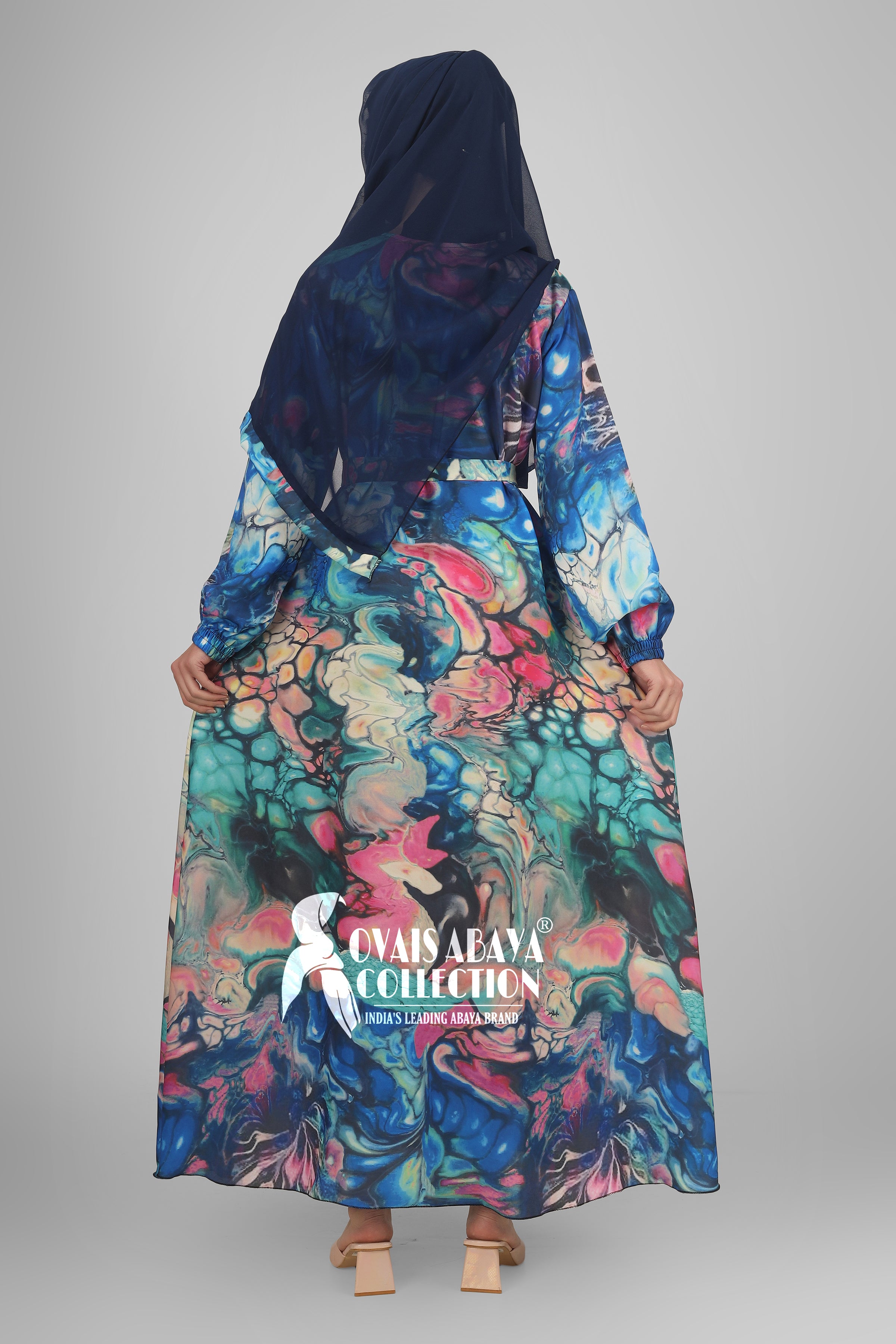 Aliza Orignal Printed Abaya - ( SHADE - 5 )