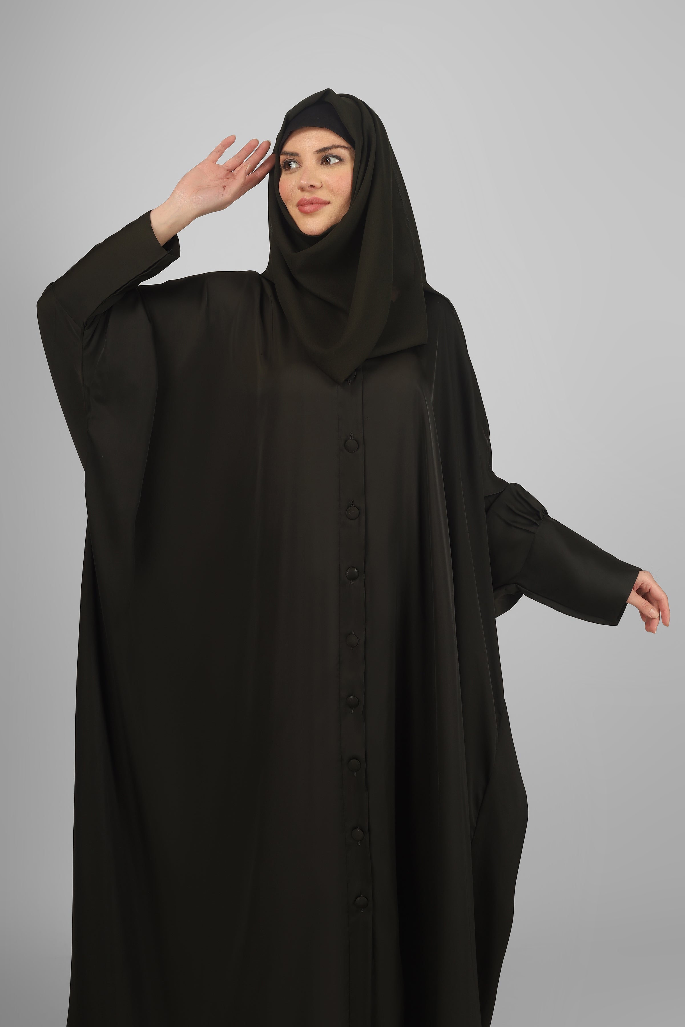 870 FITTING SLEEVE ABAYA | OLIVE