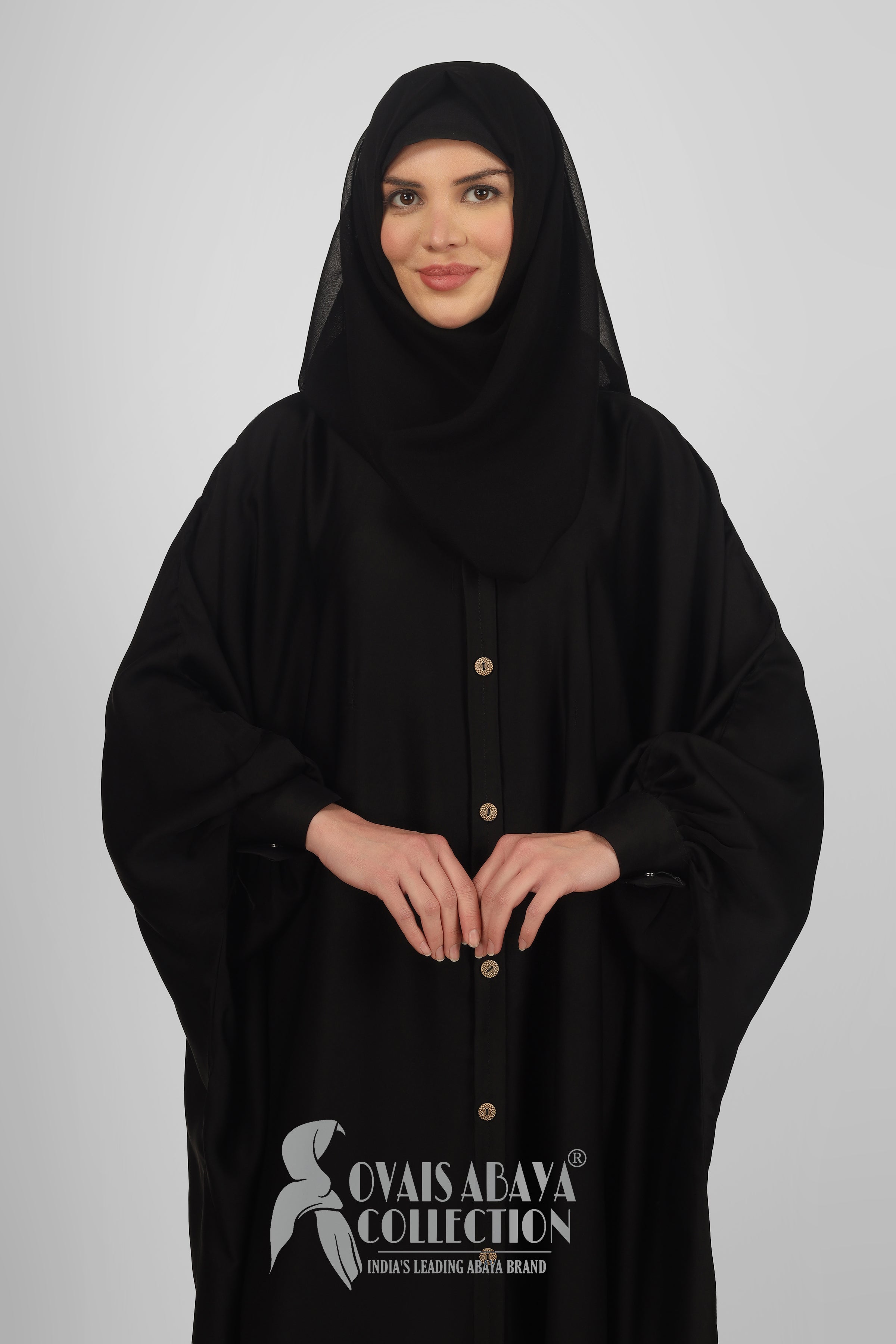 Misbha Demanded Button Kaftan ( BLACK )