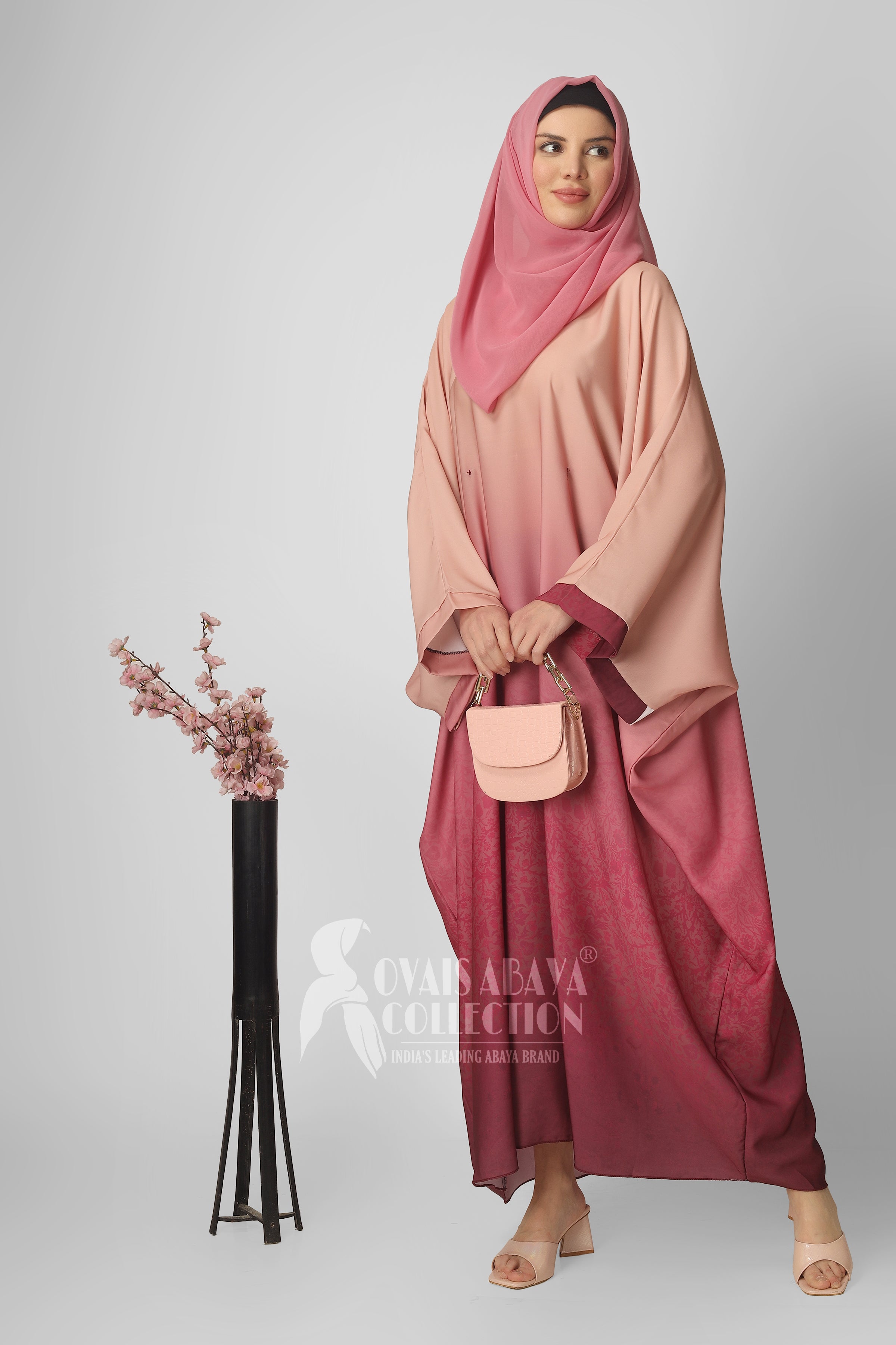 Aliza Orignal Printed Kaftan Abaya - ( SHADE 5 )