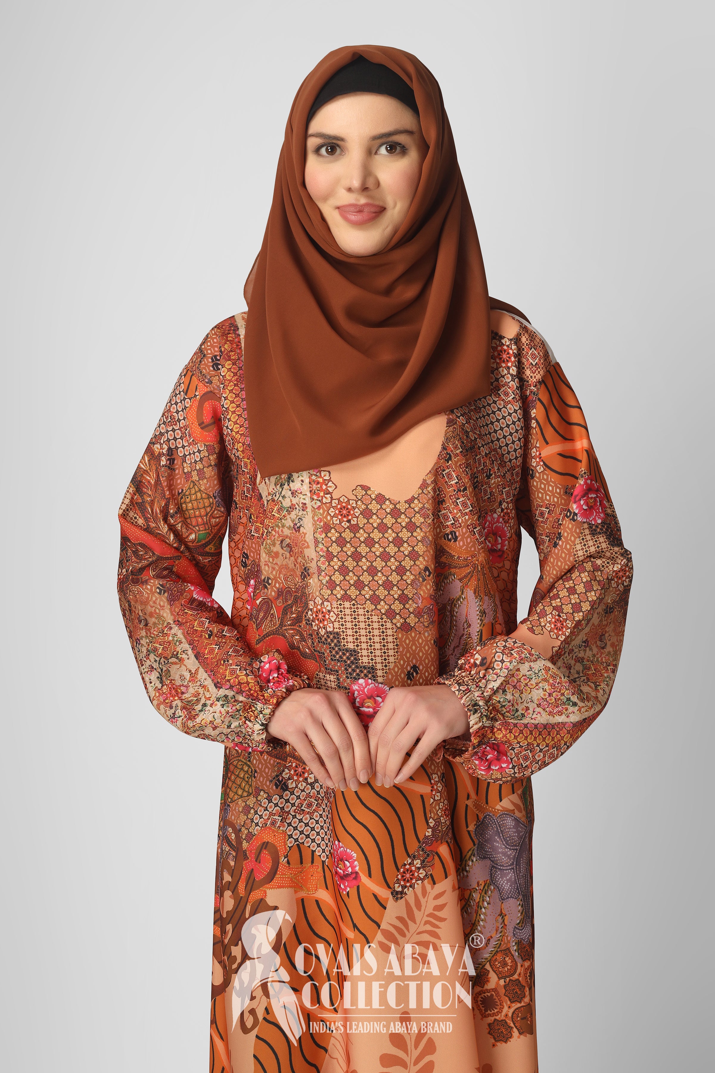 Aliza Orignal Printed Abaya - ( SHADE - 11 )