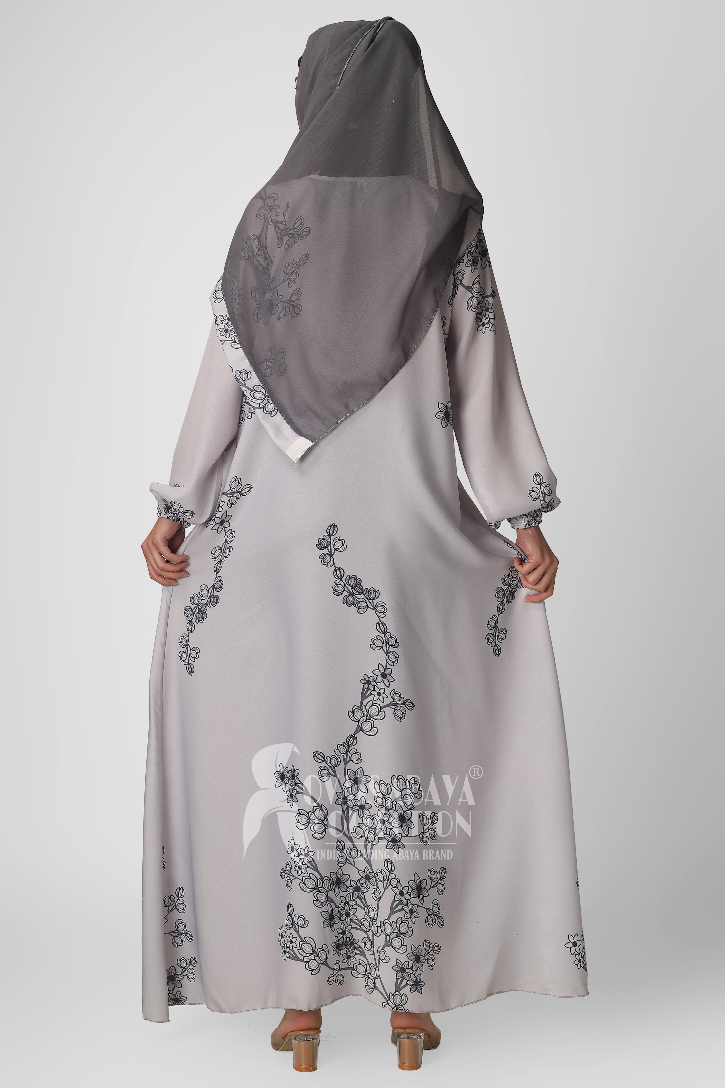 Aliza Orignal Printed Abaya - ( SHADE - 13  )