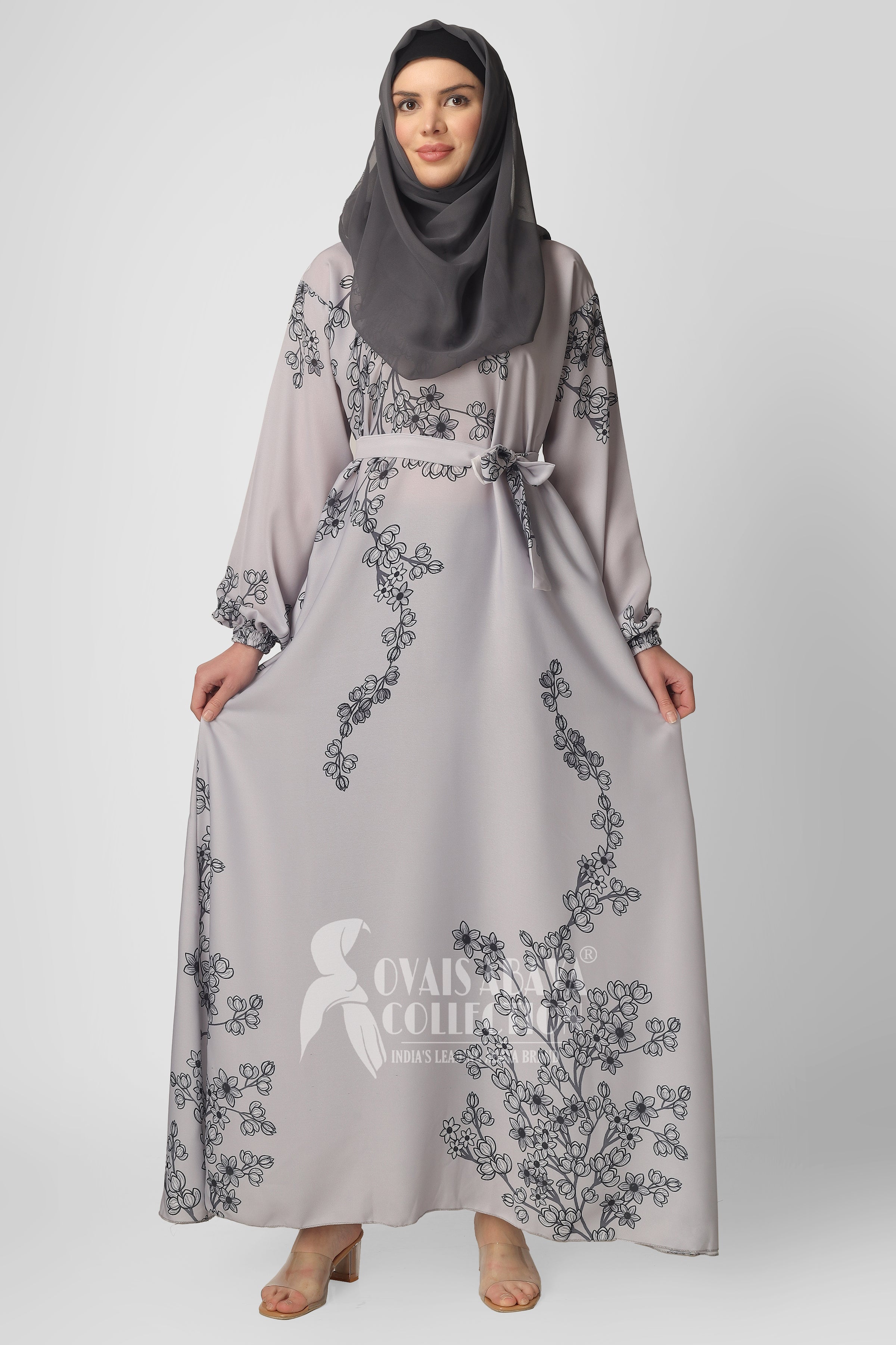 Aliza Orignal Printed Abaya - ( SHADE - 13  )