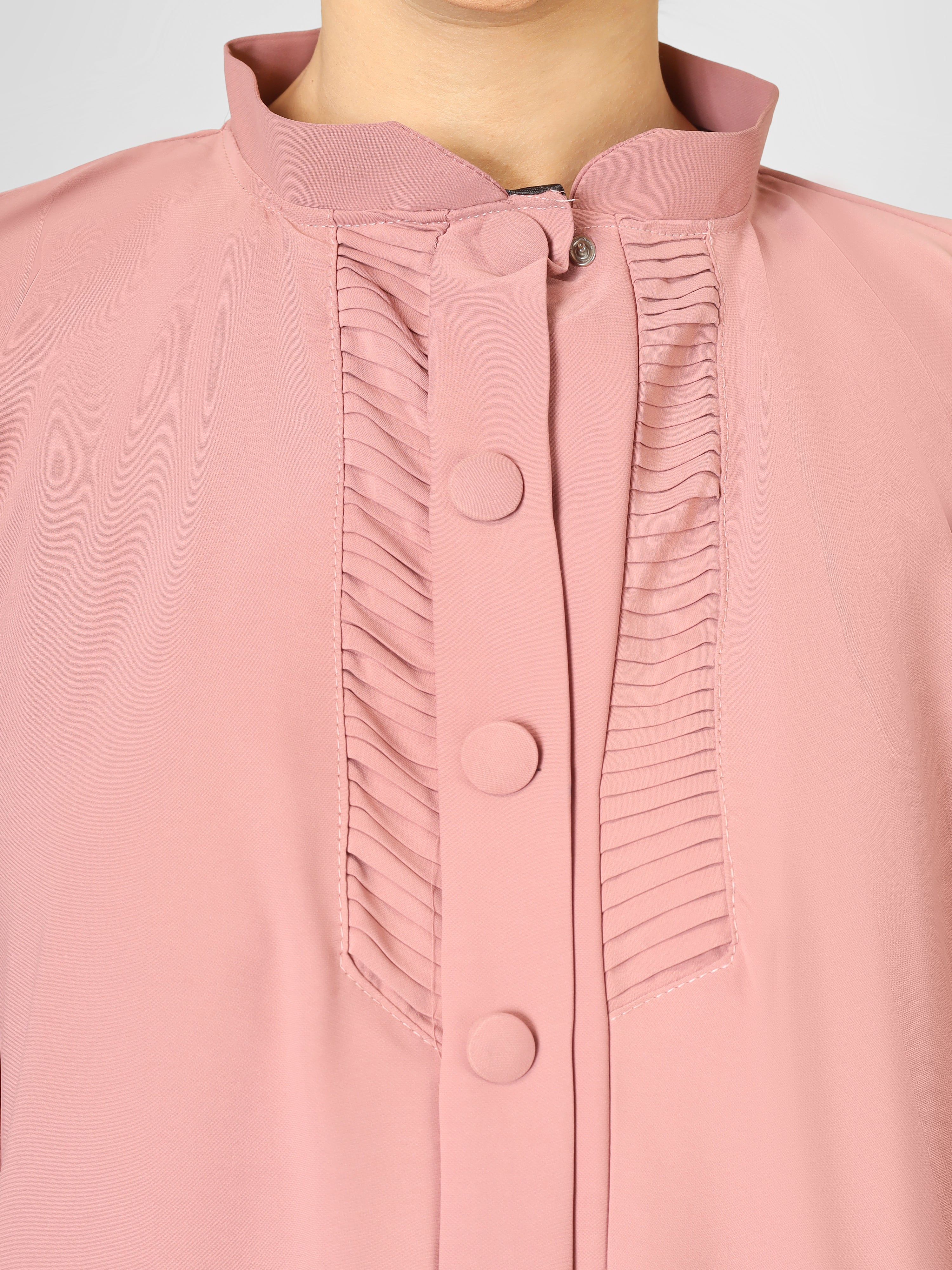 AYLA POCKET ABAYA | FLAMINGO