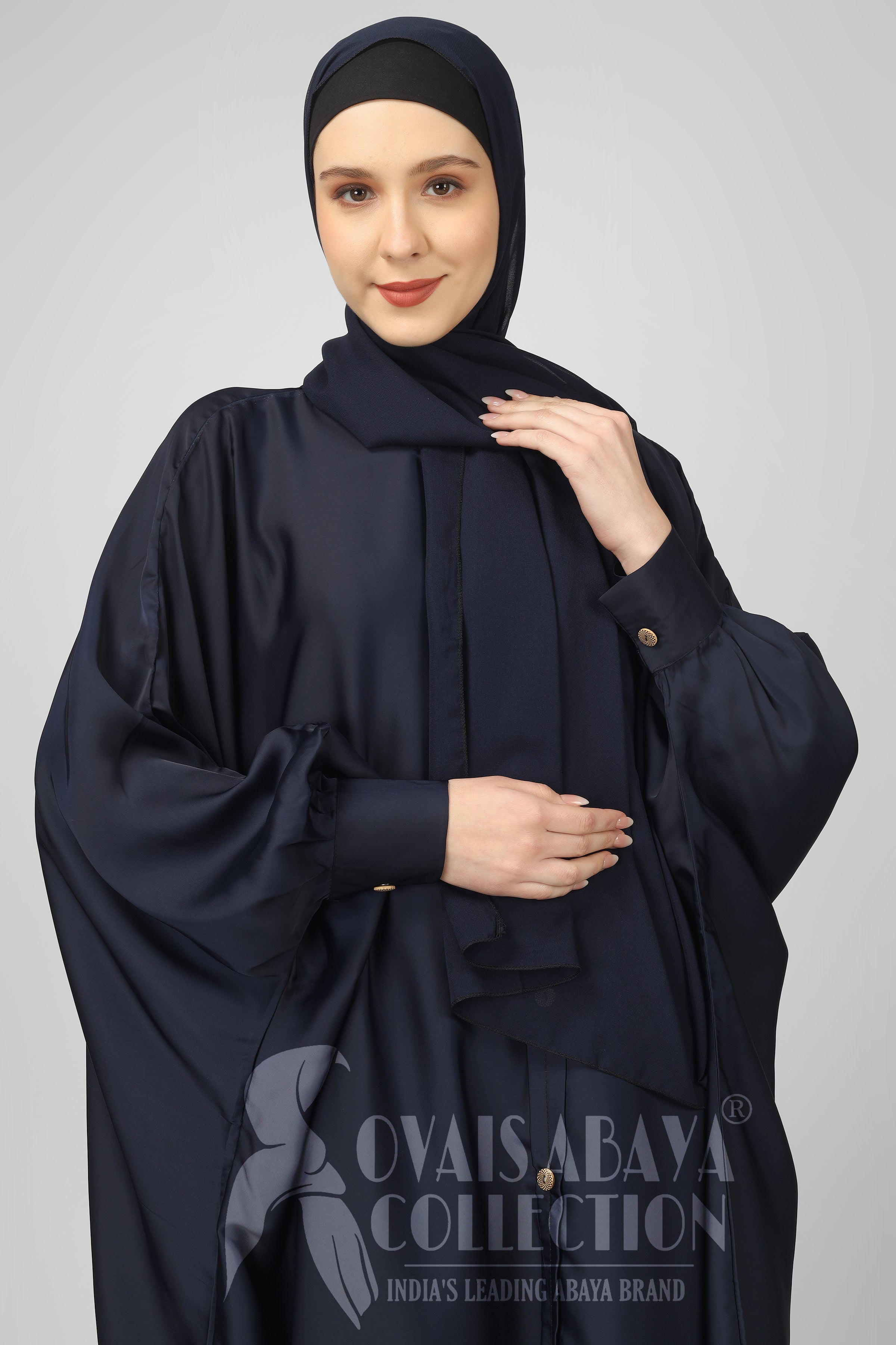 Misbha Demanded Button Kaftan ( BLUE )