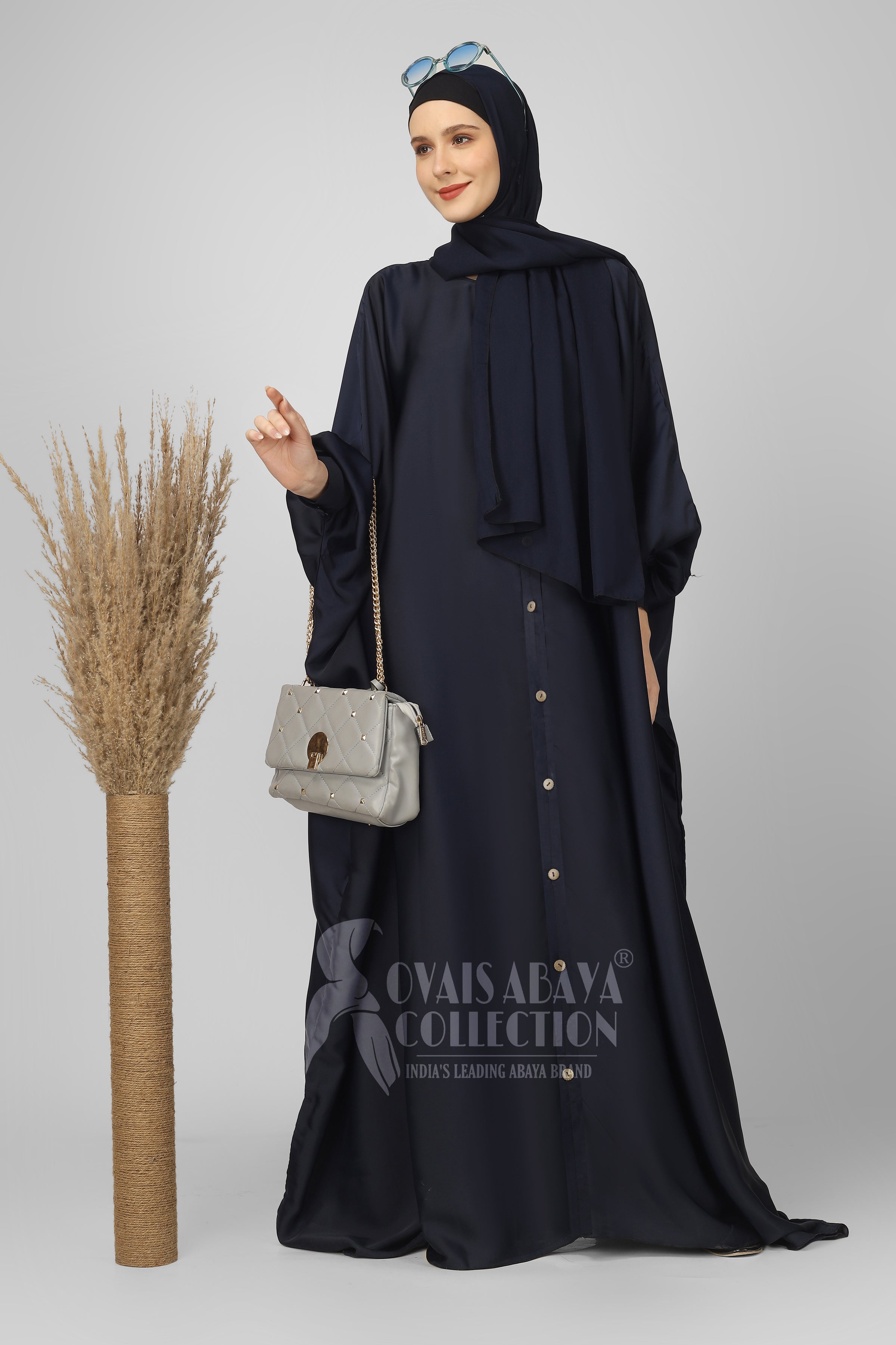 Misbha Demanded Button Kaftan ( BLUE )