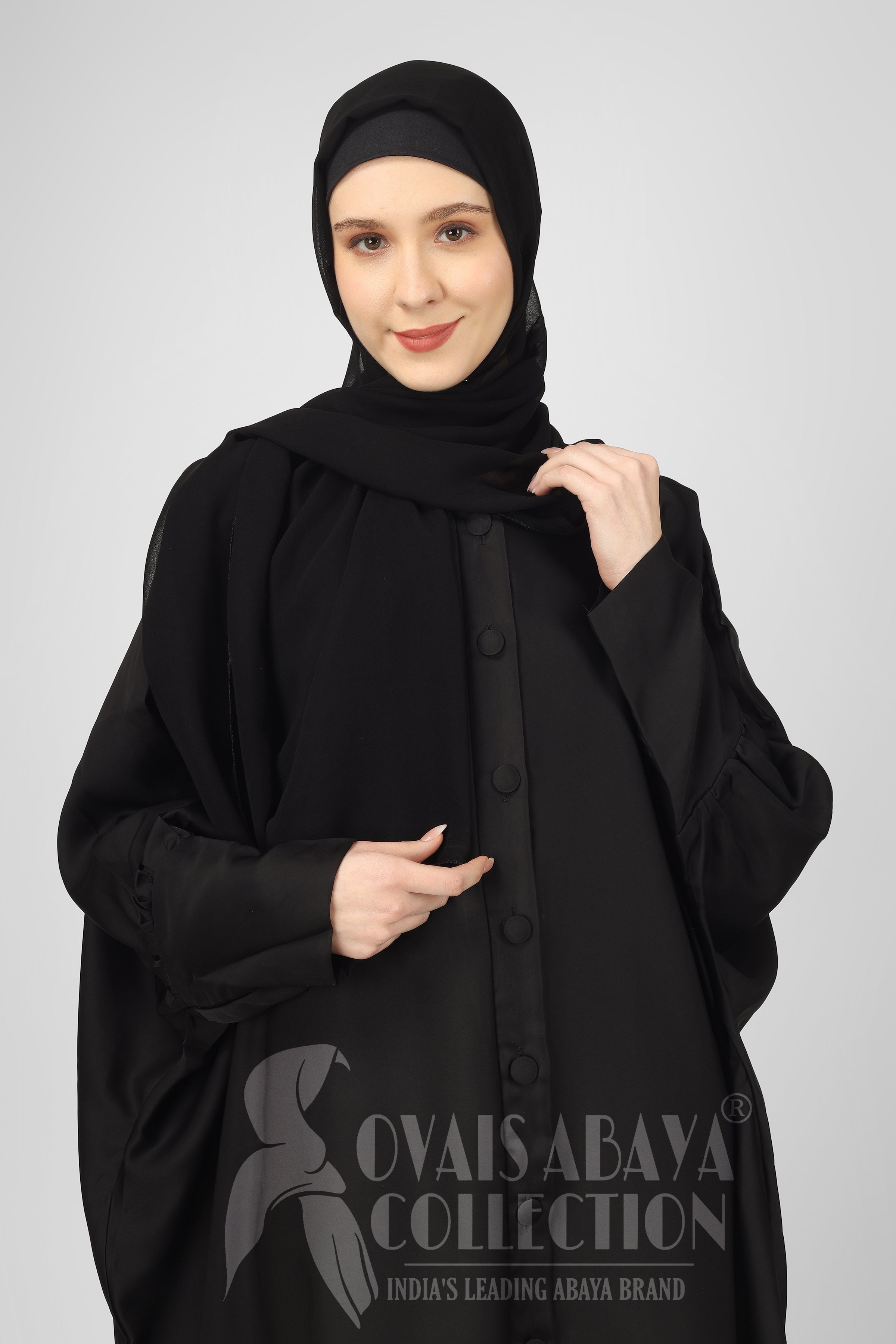 870 Beautifull fitting sleeve ( BLACK )