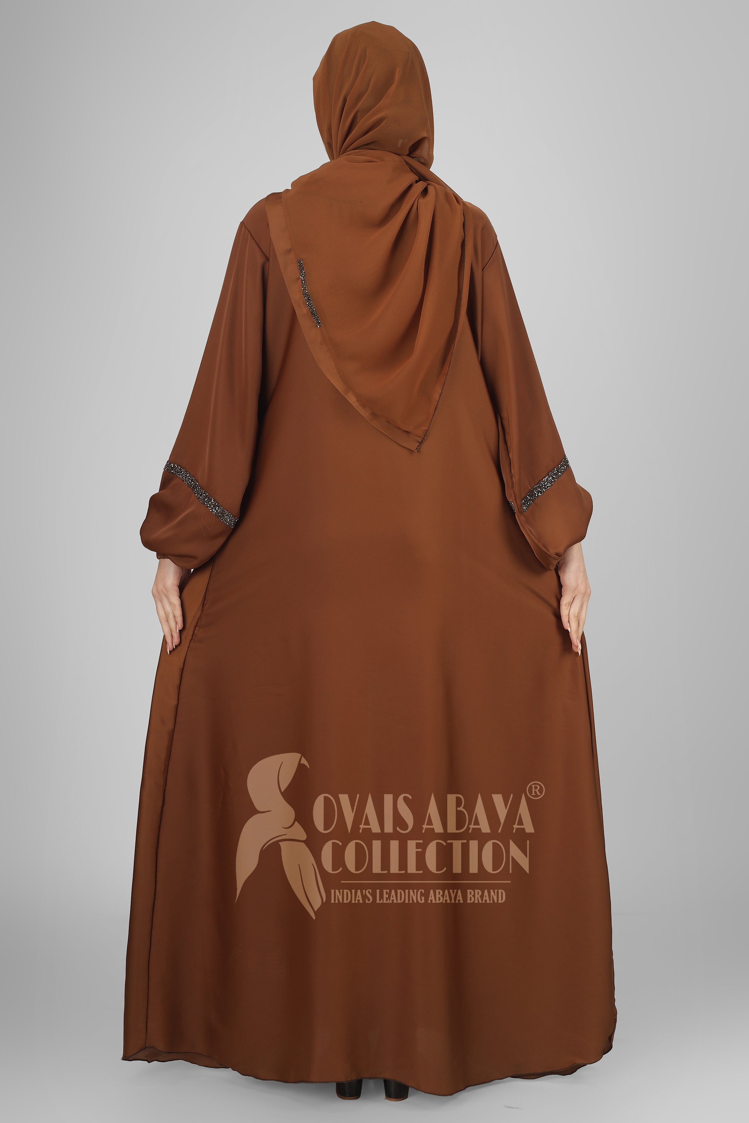 6001 - Aash Basic Abaya - COPPER  ( NEW LAUNCH )