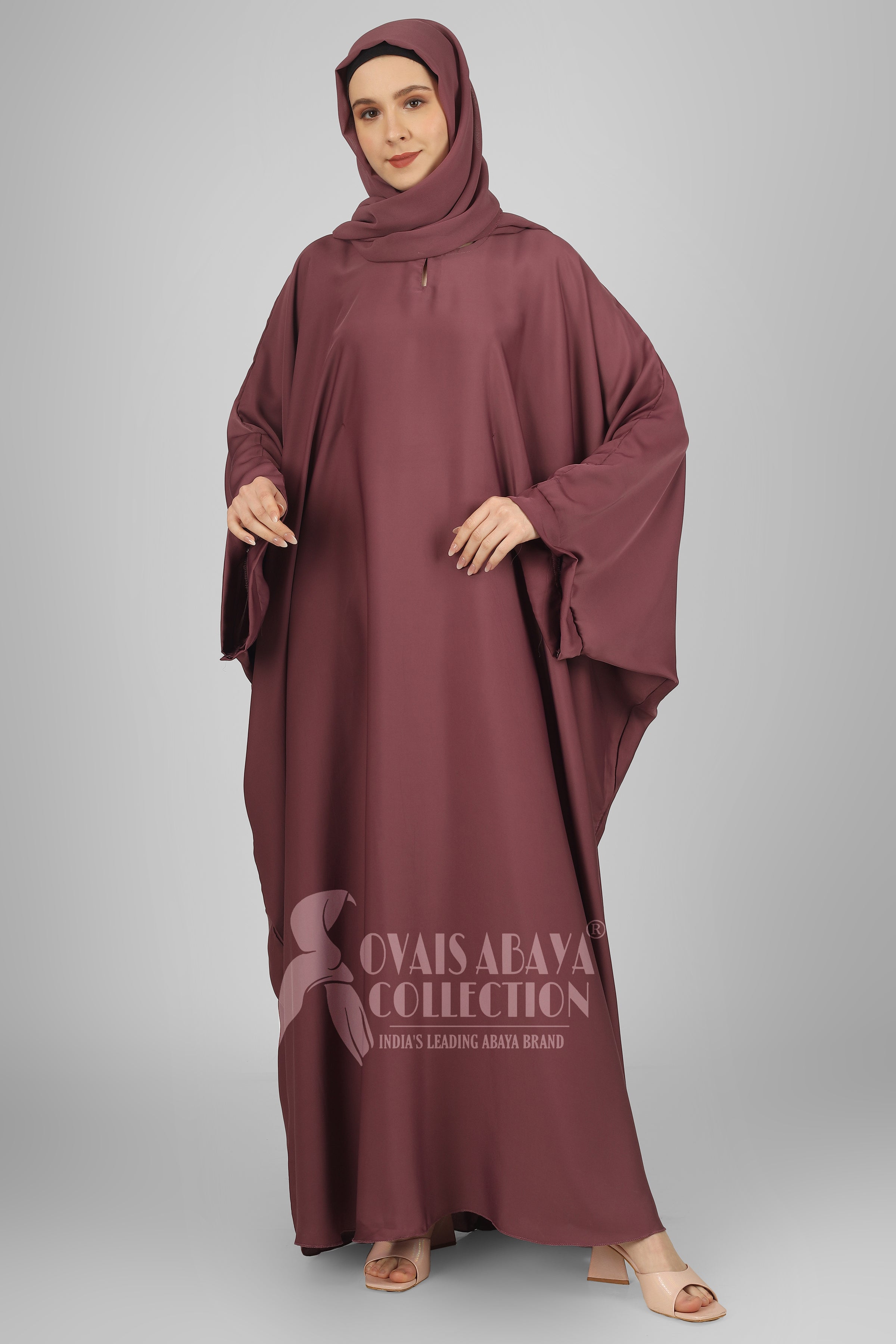 Arebiyan Kaftan Abaya ( PINK )