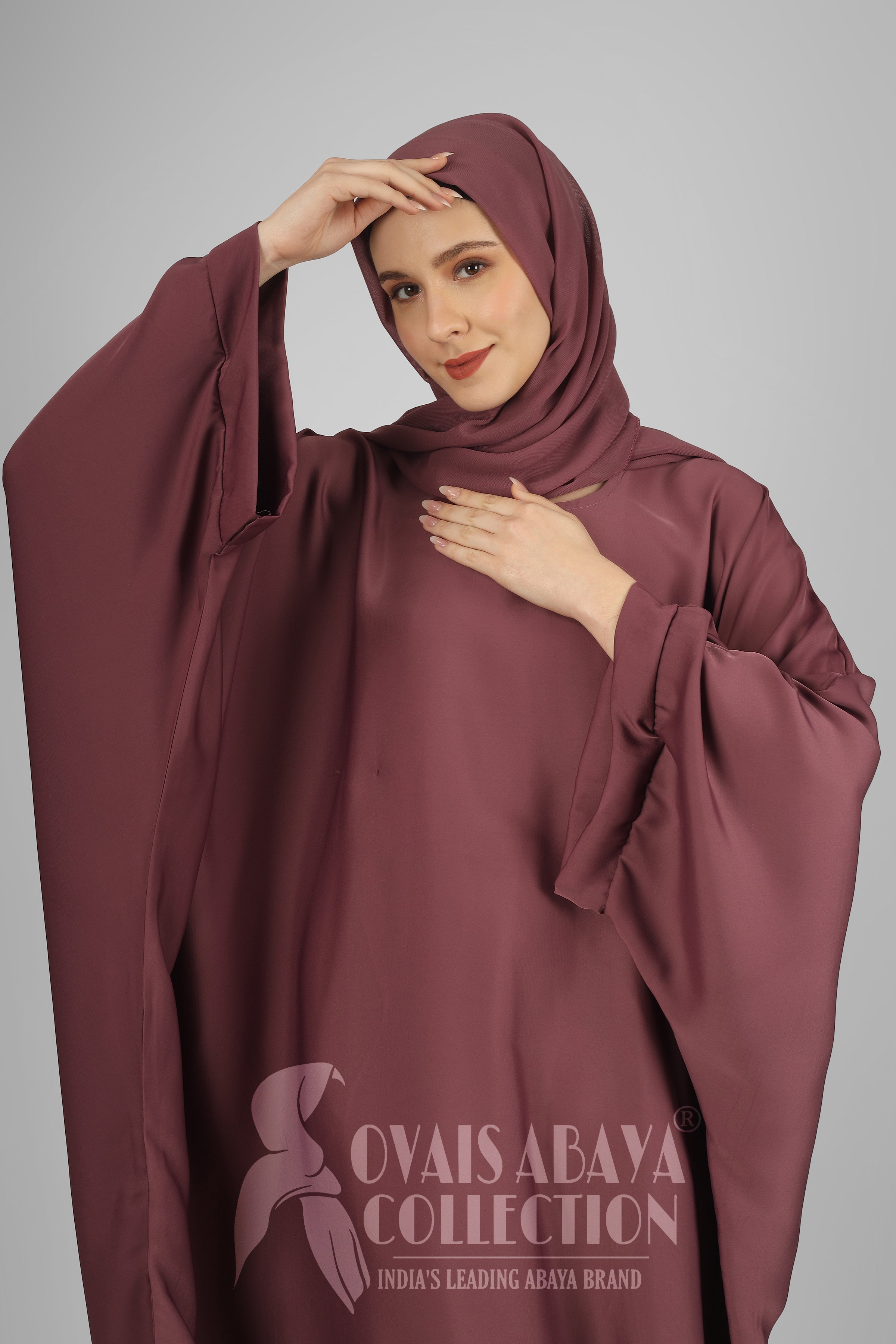 Arebiyan Kaftan Abaya ( PINK )