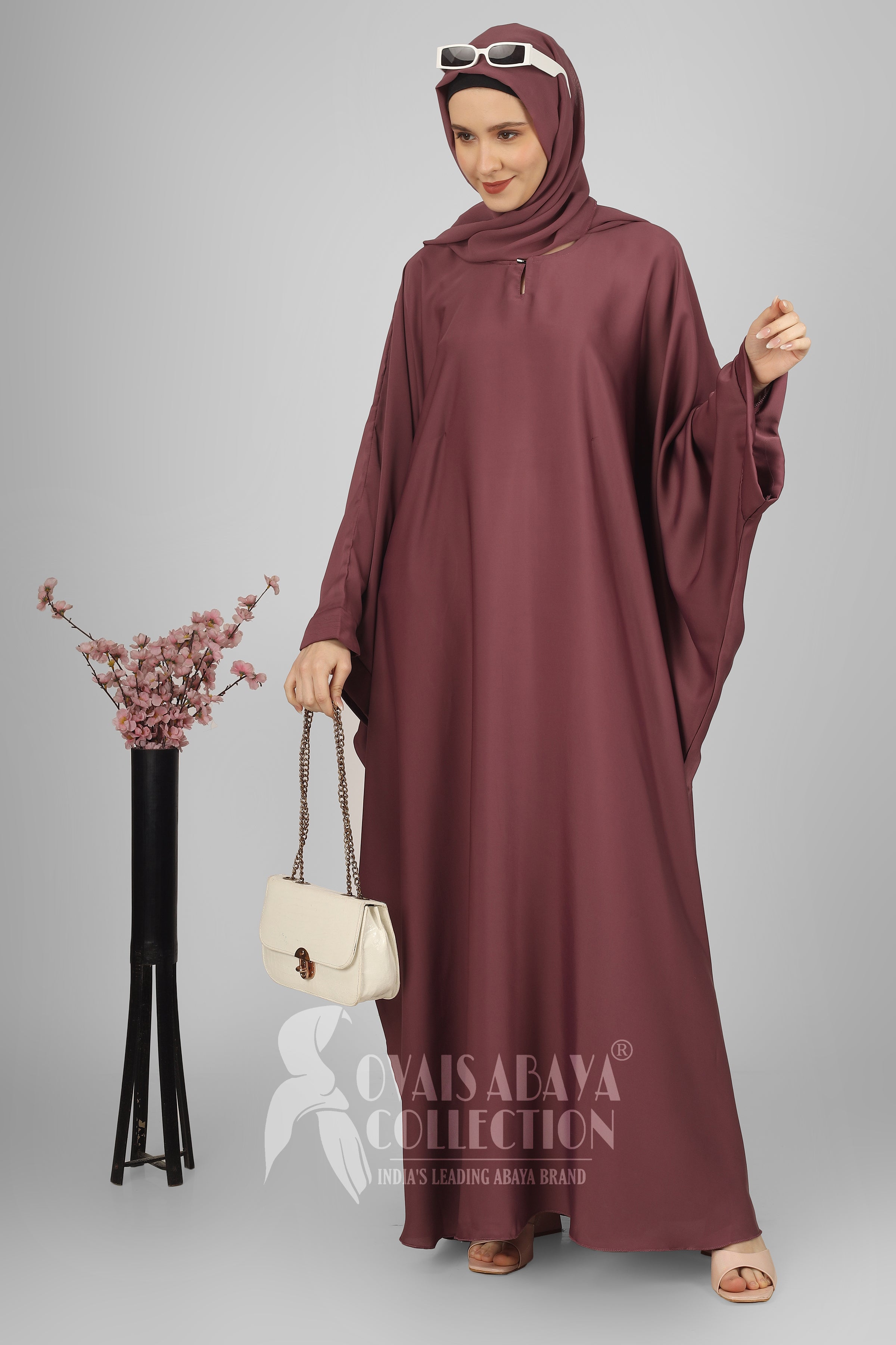 Arebiyan Kaftan Abaya ( PINK )