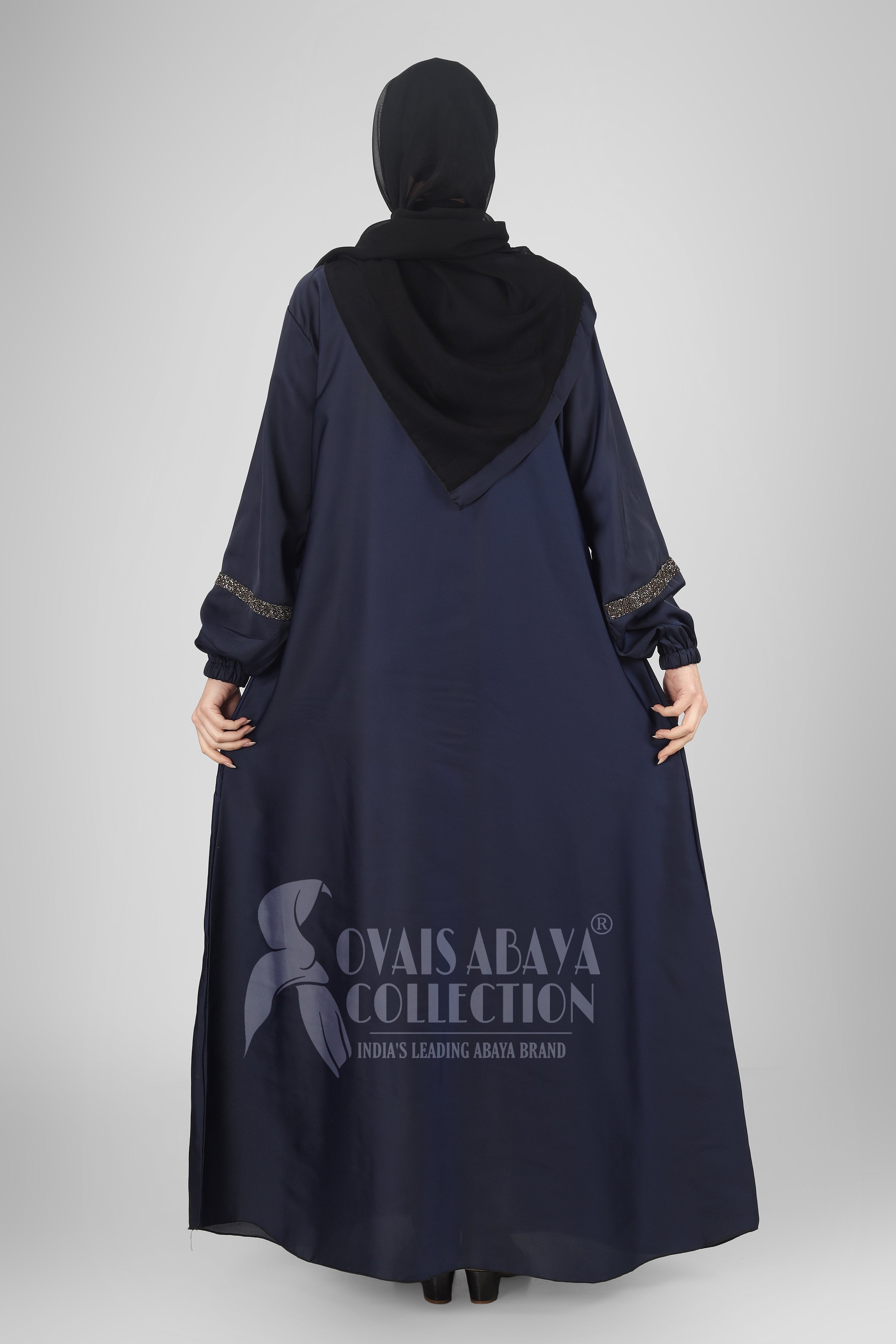 6001 - Aash Basic Abaya - BLUE ( NEW LAUNCH )