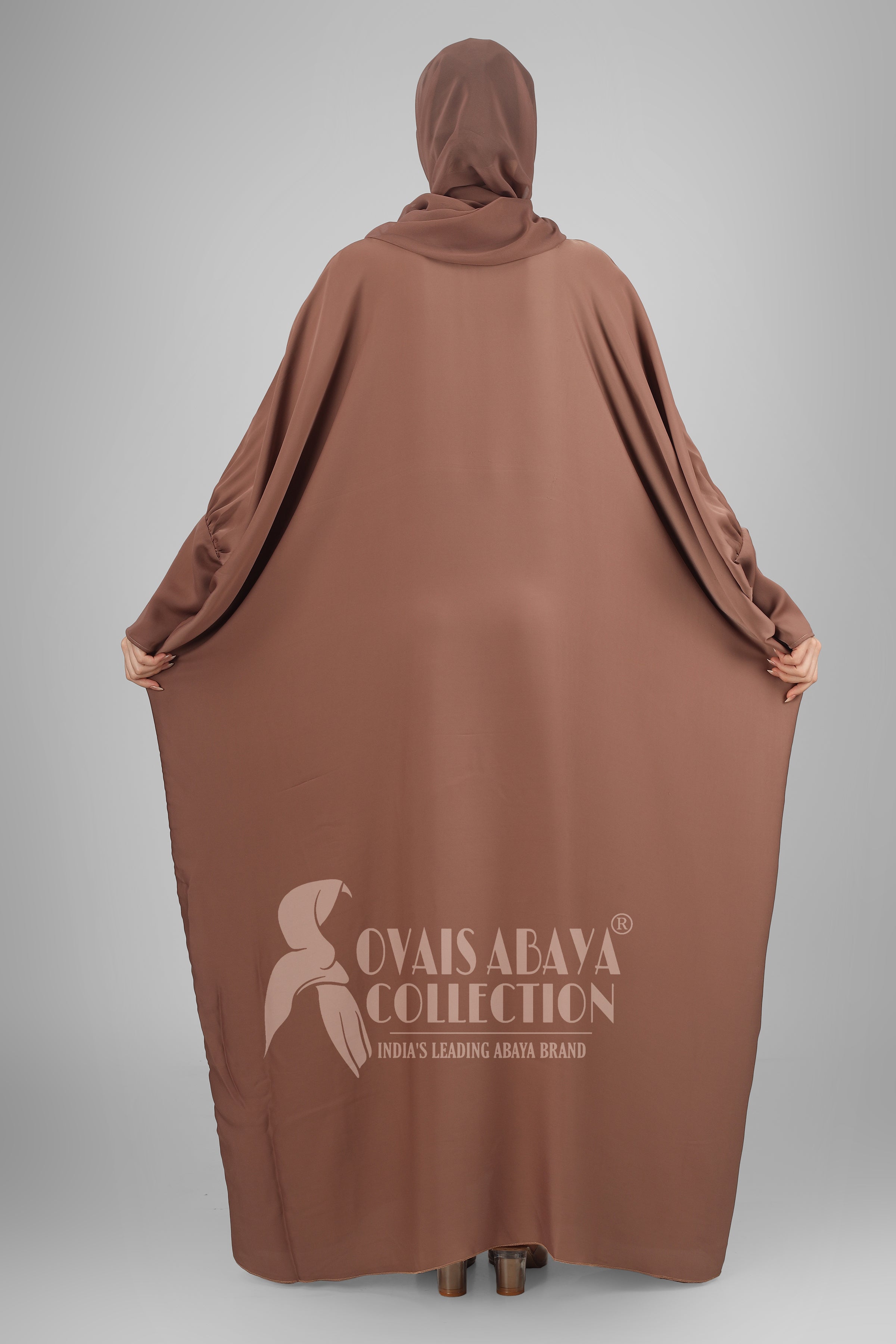 1071 Beautifull Fitting Sleeve Abaya DUKE NUDE ( Best For Daily Wear )