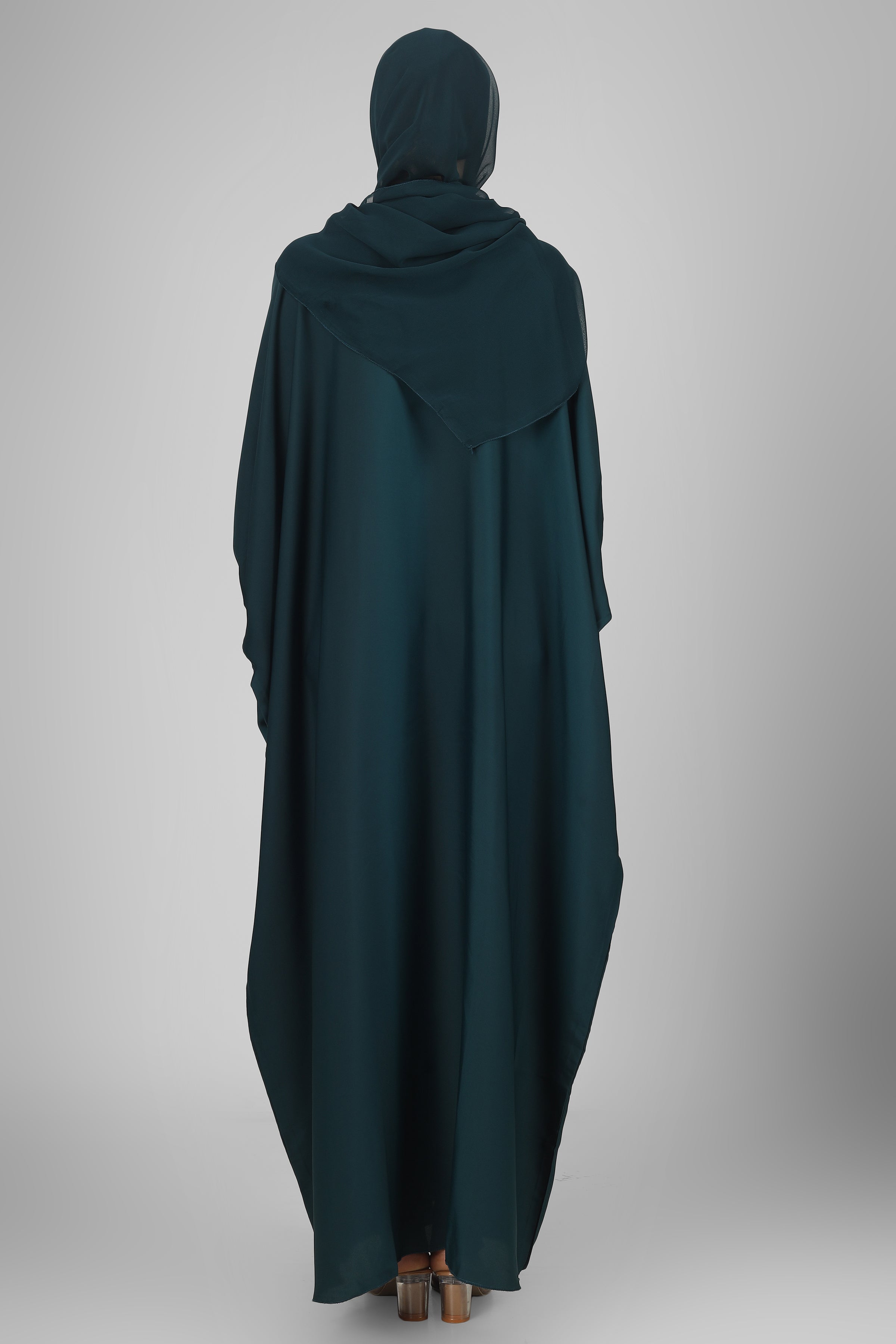 1071 FITTING SLEEVE ABAYA | TEAL
