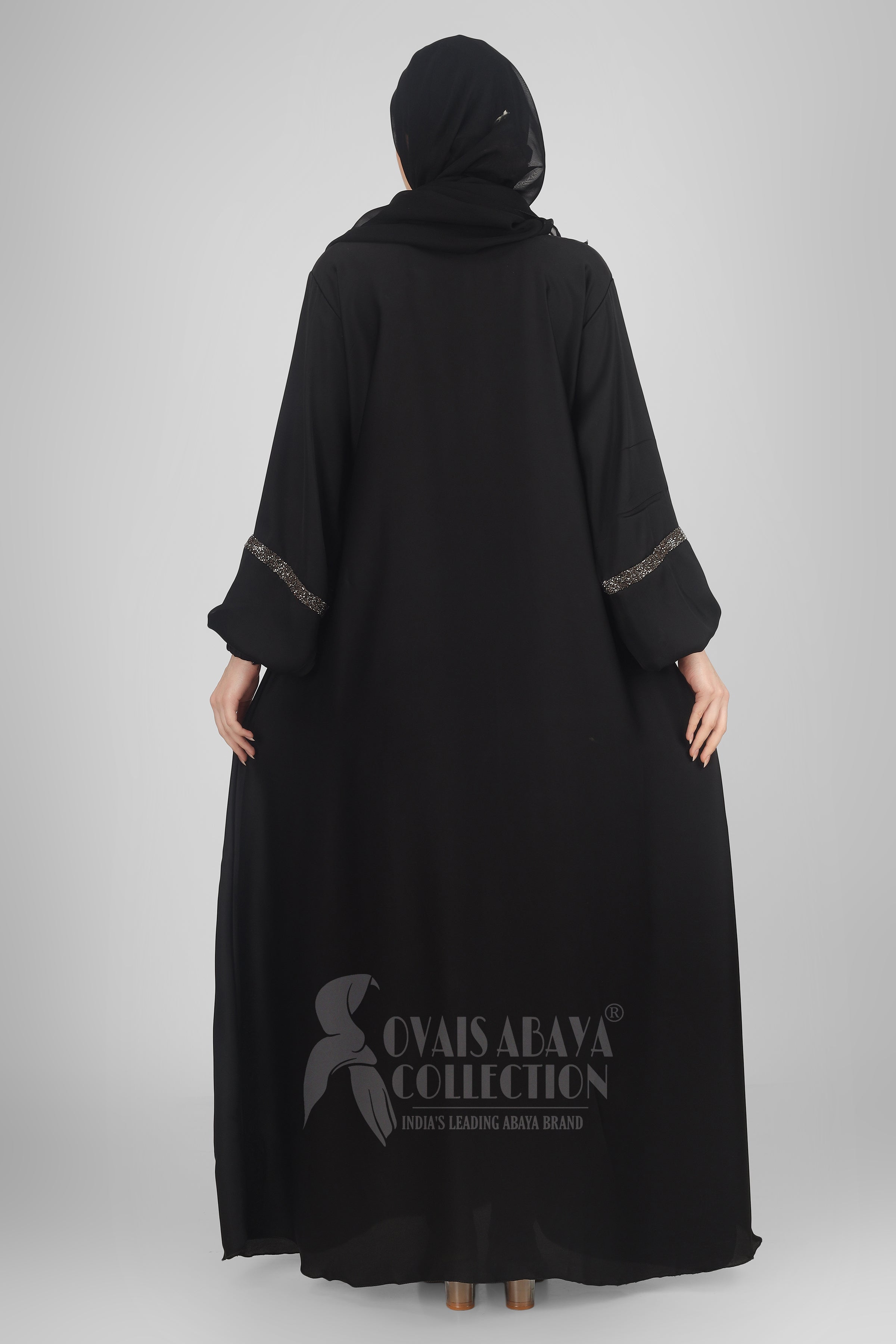 6001 - Aash Basic Abaya - BLACK ( NEW LAUNCH )