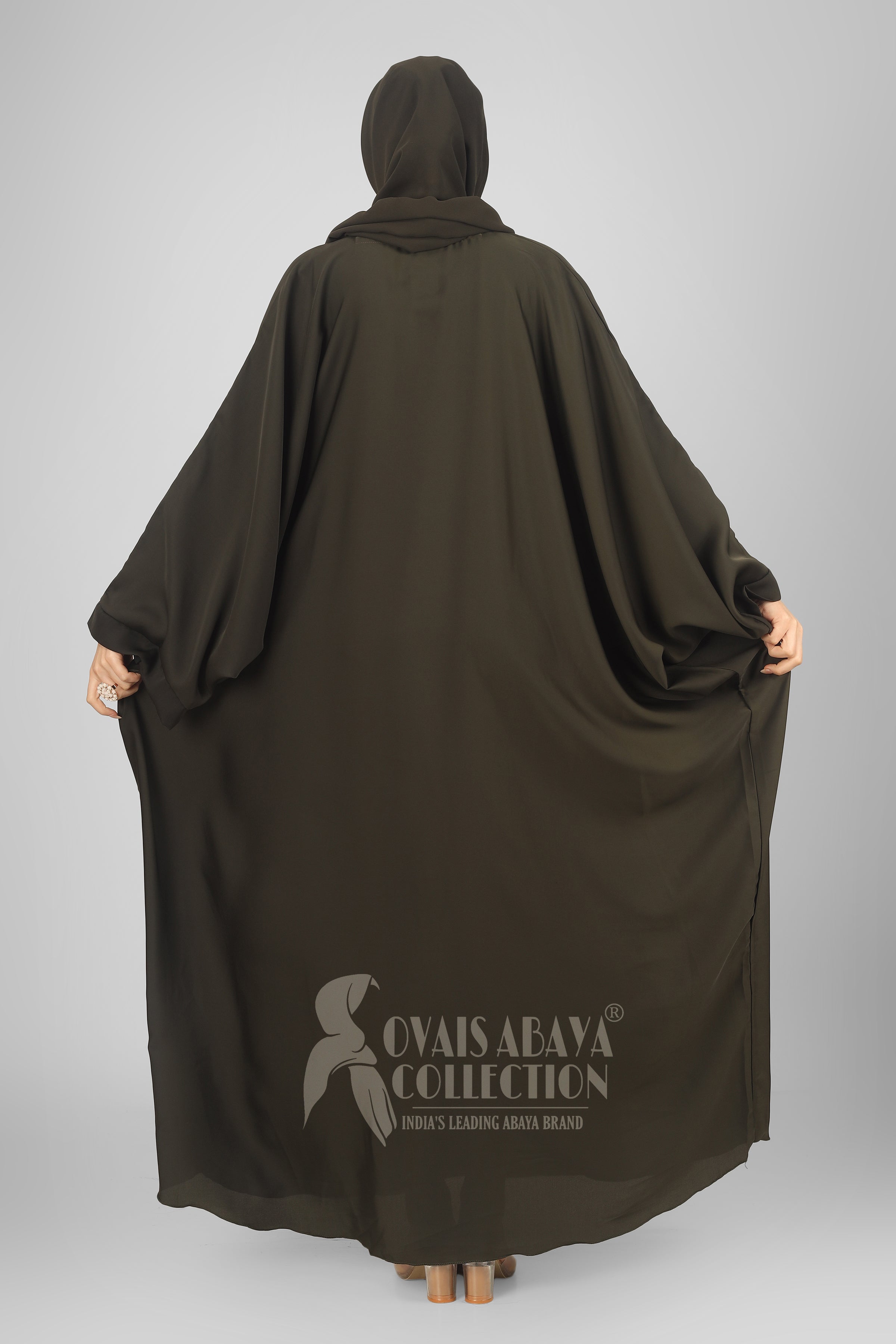 Arebiyan Kaftan Abaya ( OLIVE )