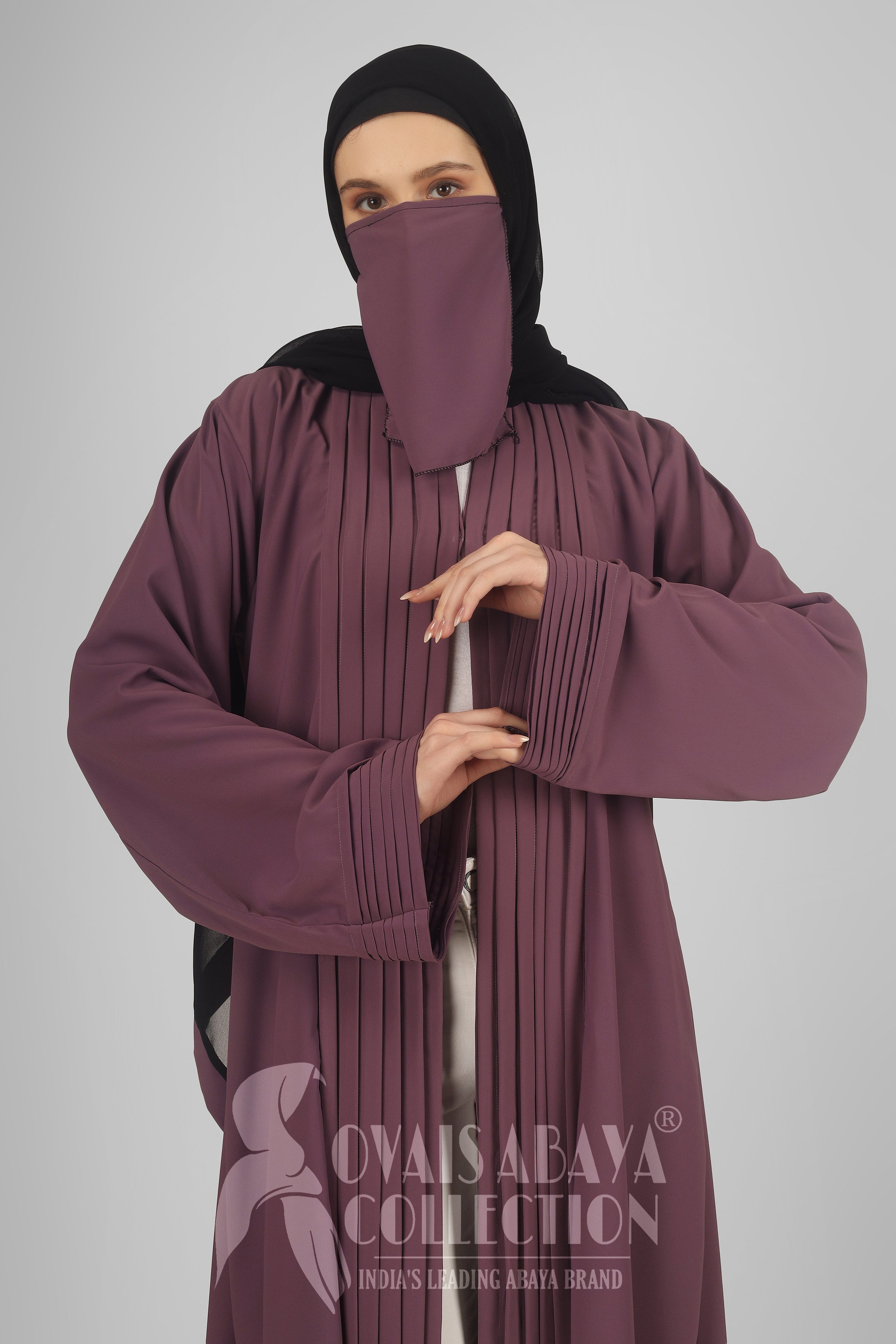 Prada Imported Kimono Abaya LAVENDER ( Wholesale Price )