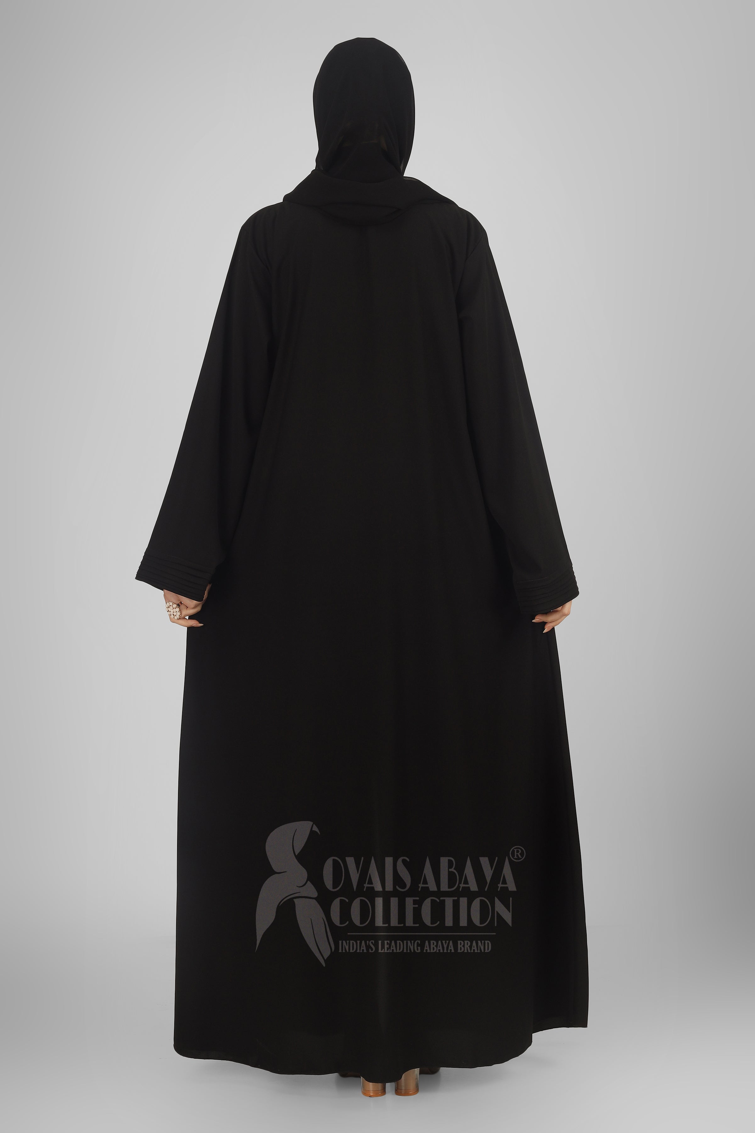 Prada Imported Kimono Abaya BLACK ( Wholesale Price )