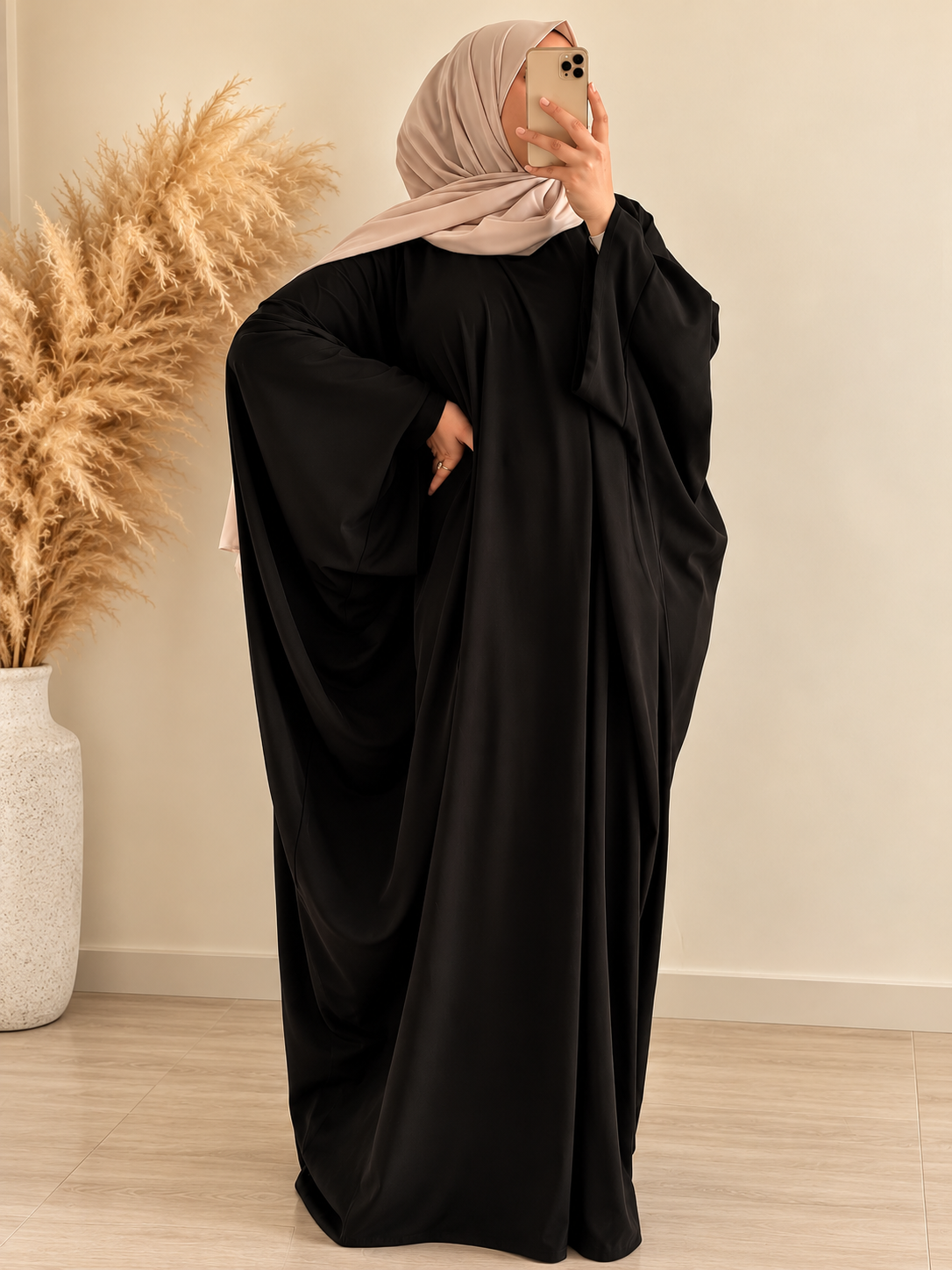 AREBIYAN KAFTAN ABAYA | BLACK
