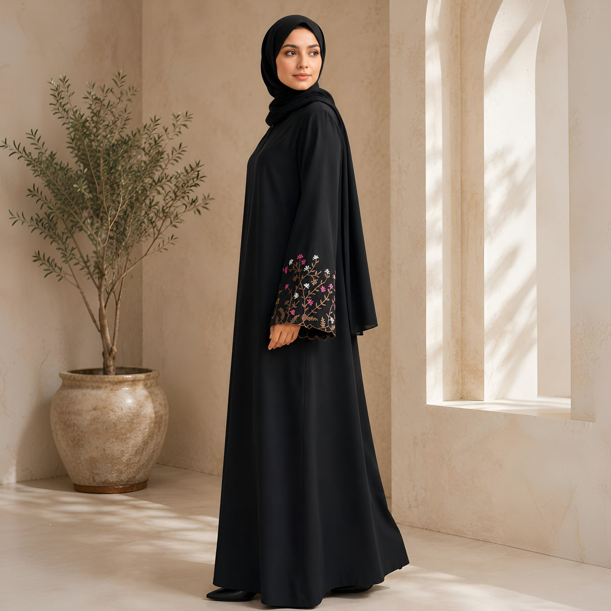 ROOHA EMBROIDERY ABAYA | S-3