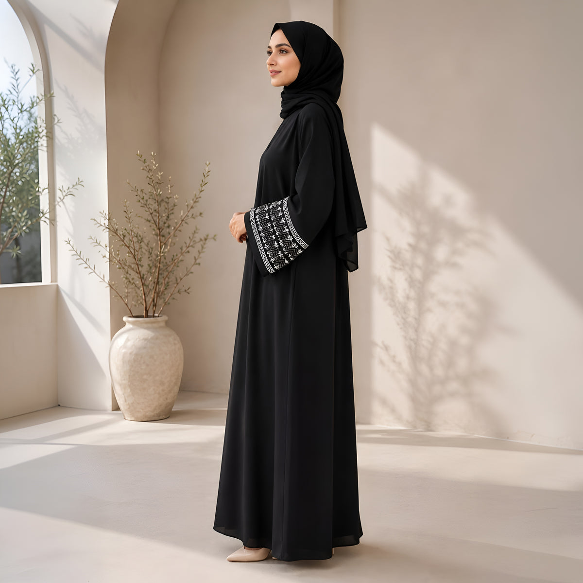 ROOHA EMBROIDERY ABAYA | S-4