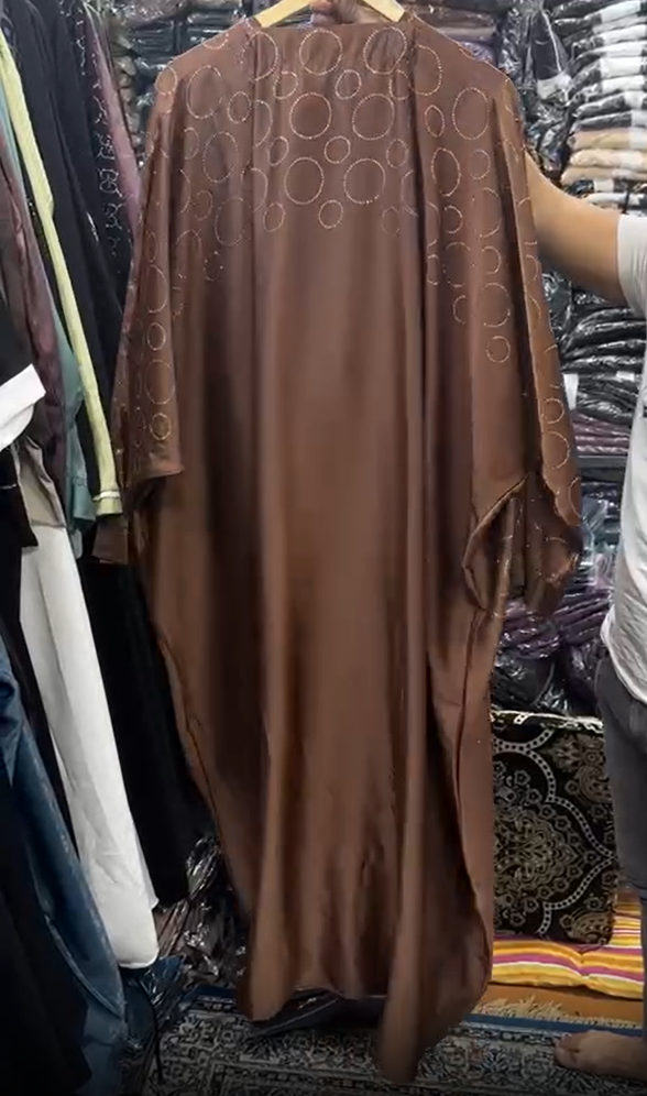 Imported Korean Fabric Kaftaan Abaya COPPER ( NEW EID LAUNCH )