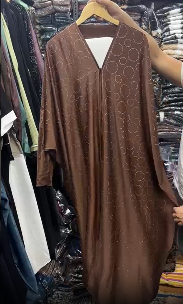 Imported Korean Fabric Kaftaan Abaya COPPER ( NEW EID LAUNCH )