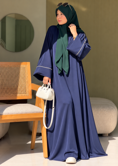 HOORAIN KOREAN ABAYA | NAVY BLUE