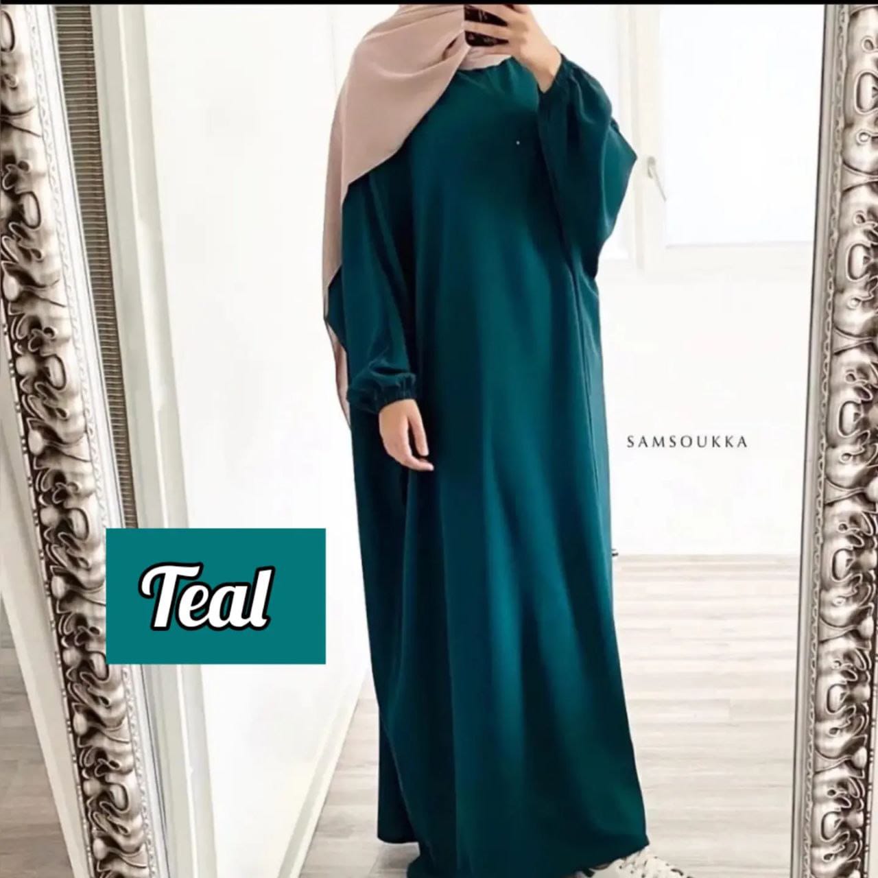 Mehreen Kaftan Abaya | TEAL [ New launch ]