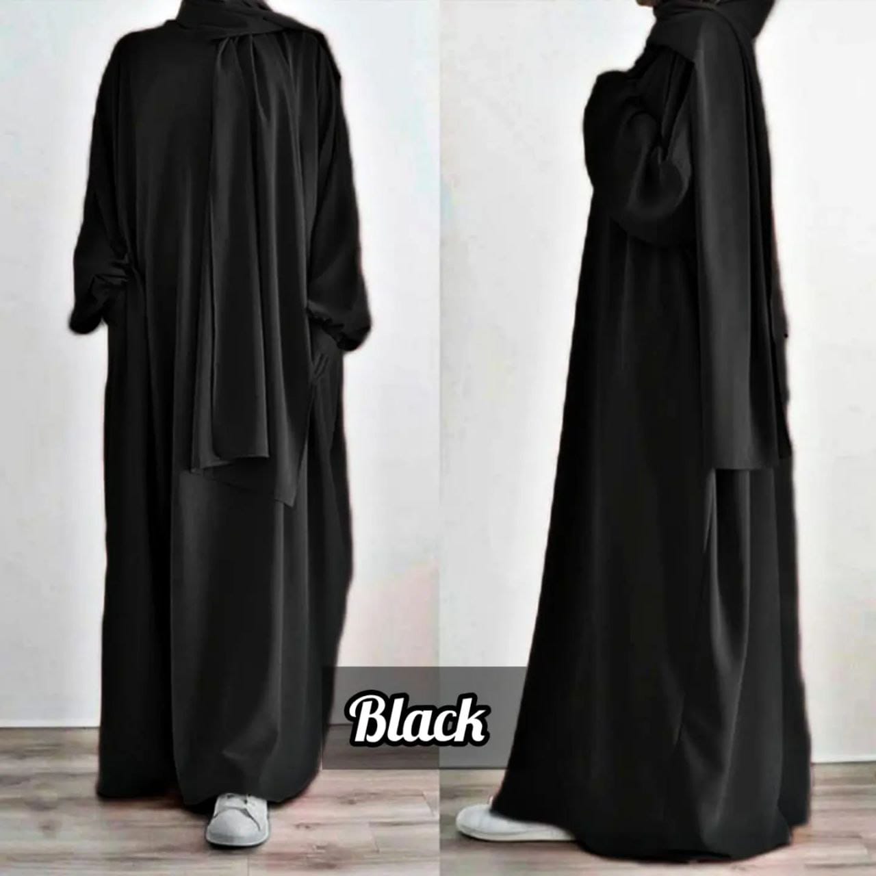 Mehreen Kaftan Abaya | BLACK [ New launch ]