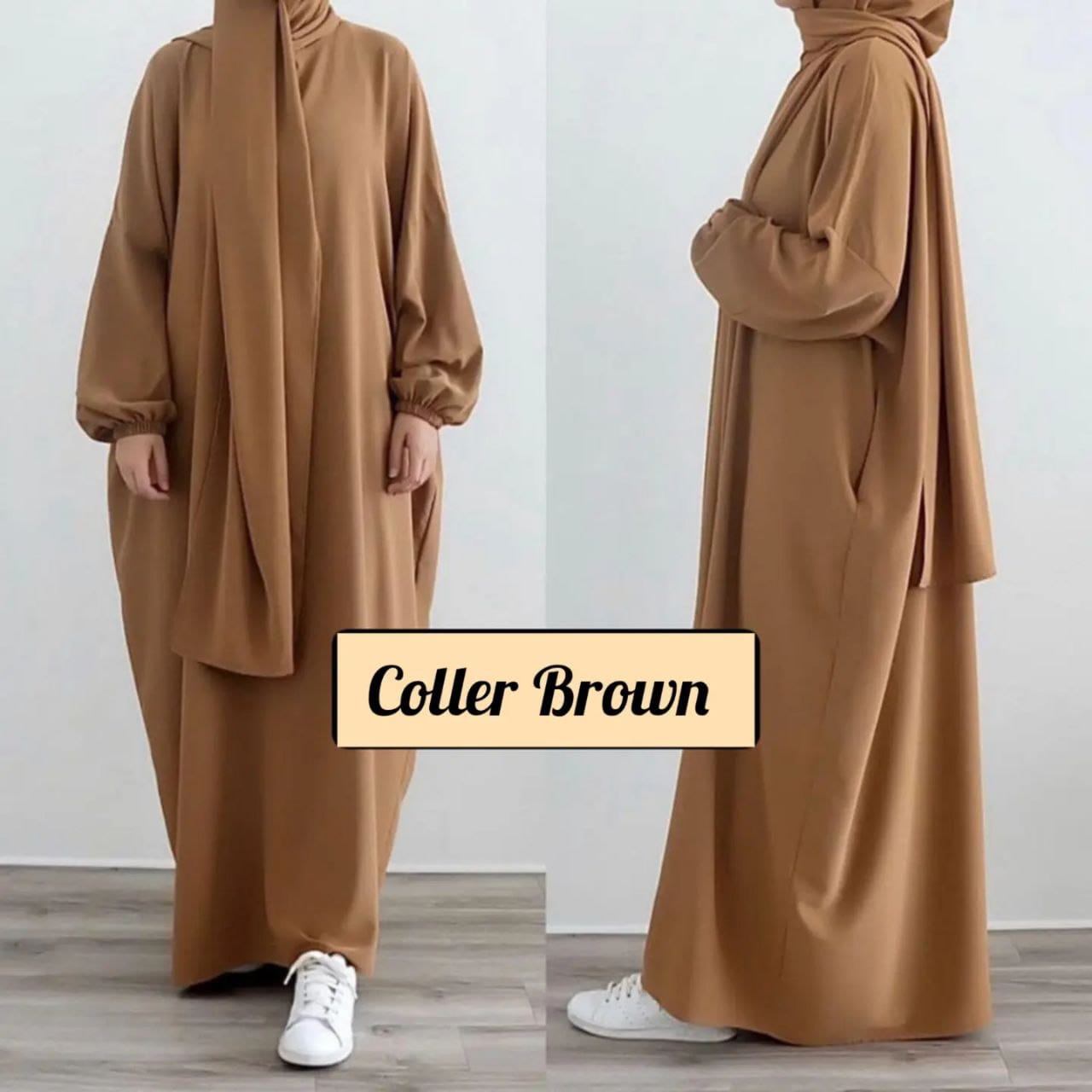 Mehreen Kaftan Abaya | COLLER BROWN [ New launch ]