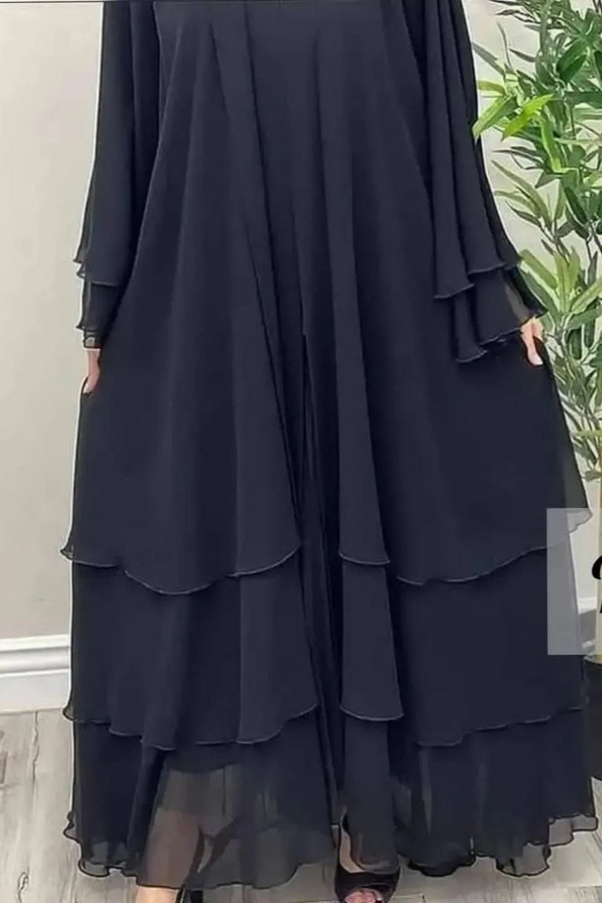 3 Layar Abaya Black ( Pilot - #2273 )