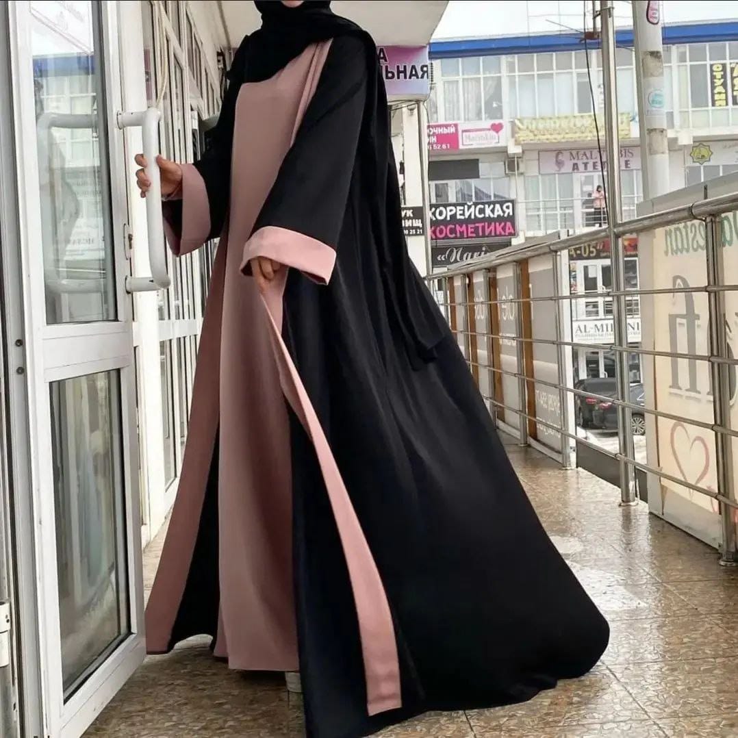 SHRUG ABAYA PEACH