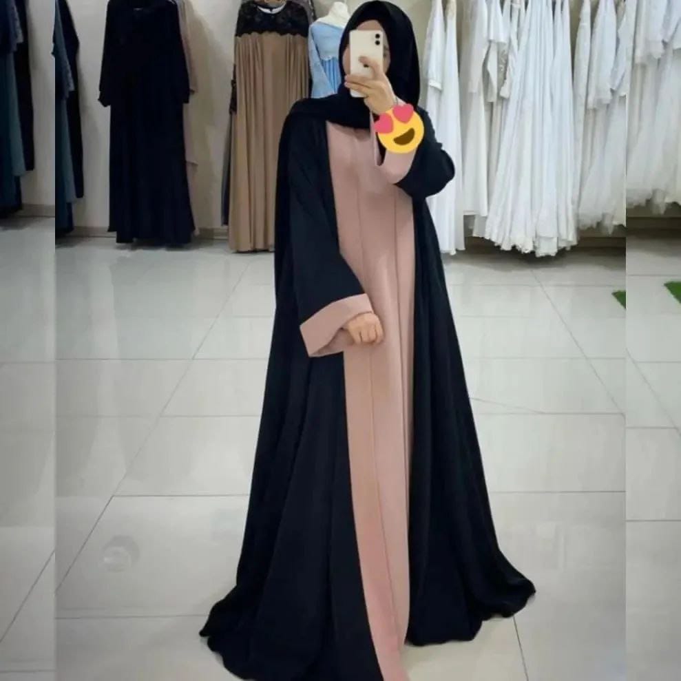 SHRUG ABAYA PEACH